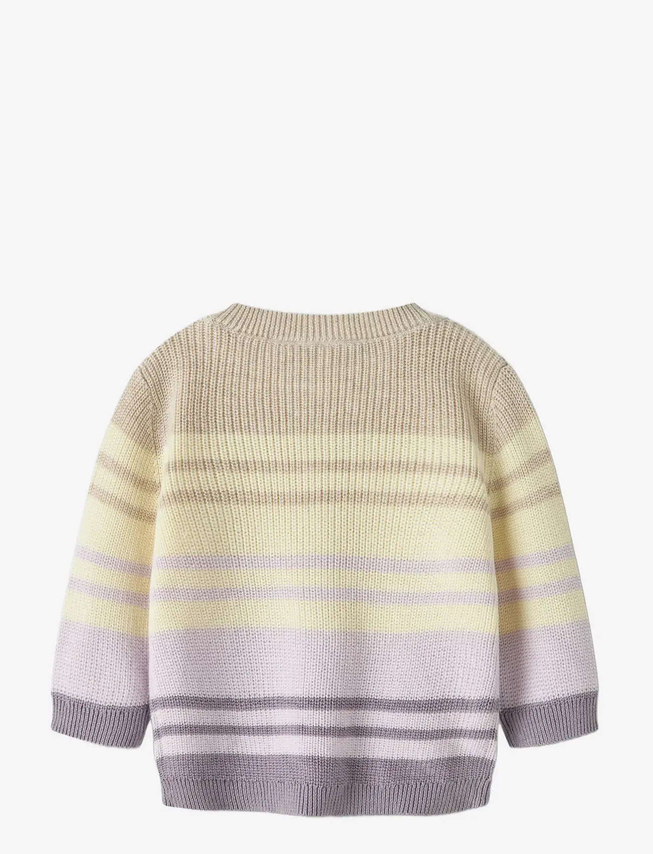 name it - NBFDIONA LS KNIT CARD - cardigans - peyote melange - 1