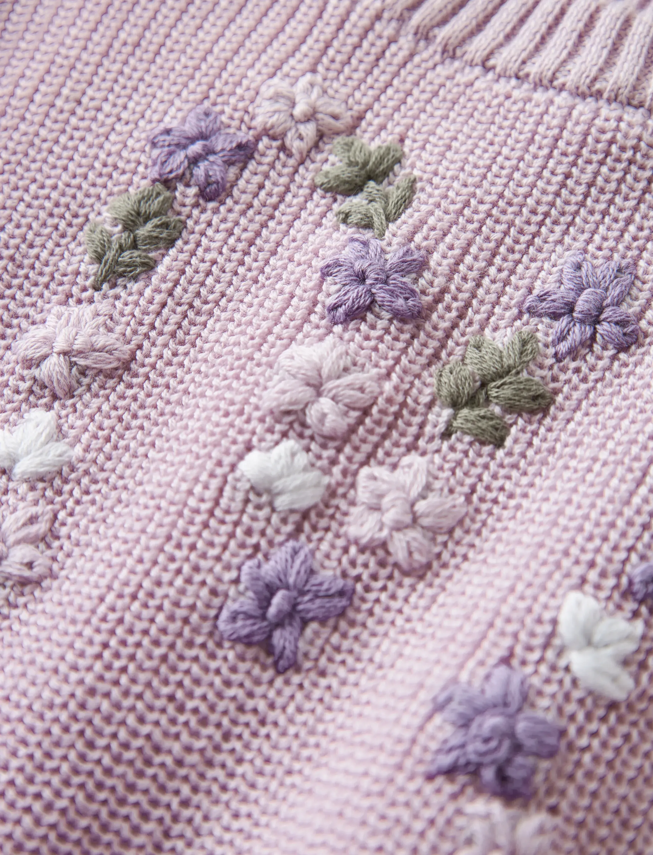 name it - NBFDETUMMI LS KNIT - gensere - lavender fog - 3