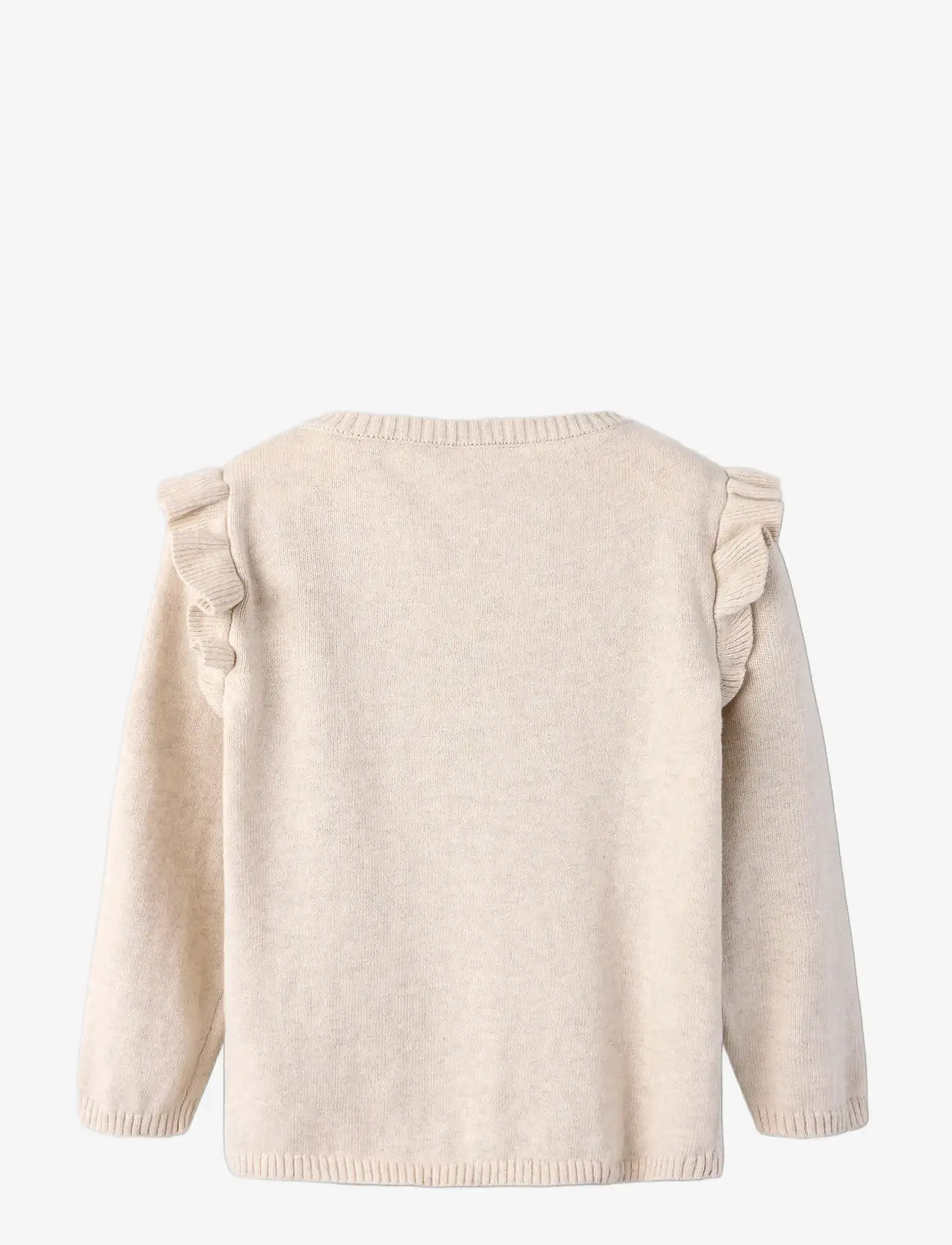 name it - NMFDUNIAJA LS KNIT CARD - cardigans - peyote melange - 1