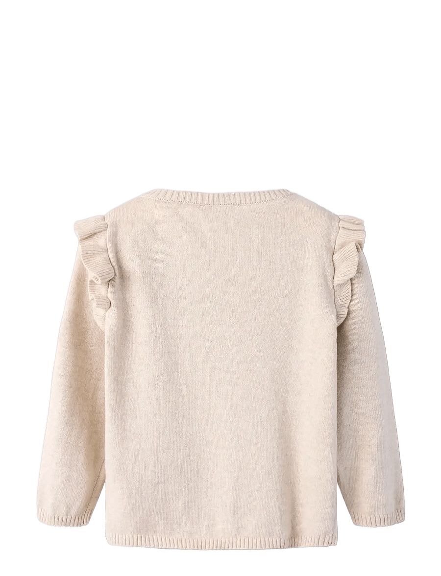 name it - NMFDUNIAJA LS KNIT CARD - neuletakit - peyote melange - 1