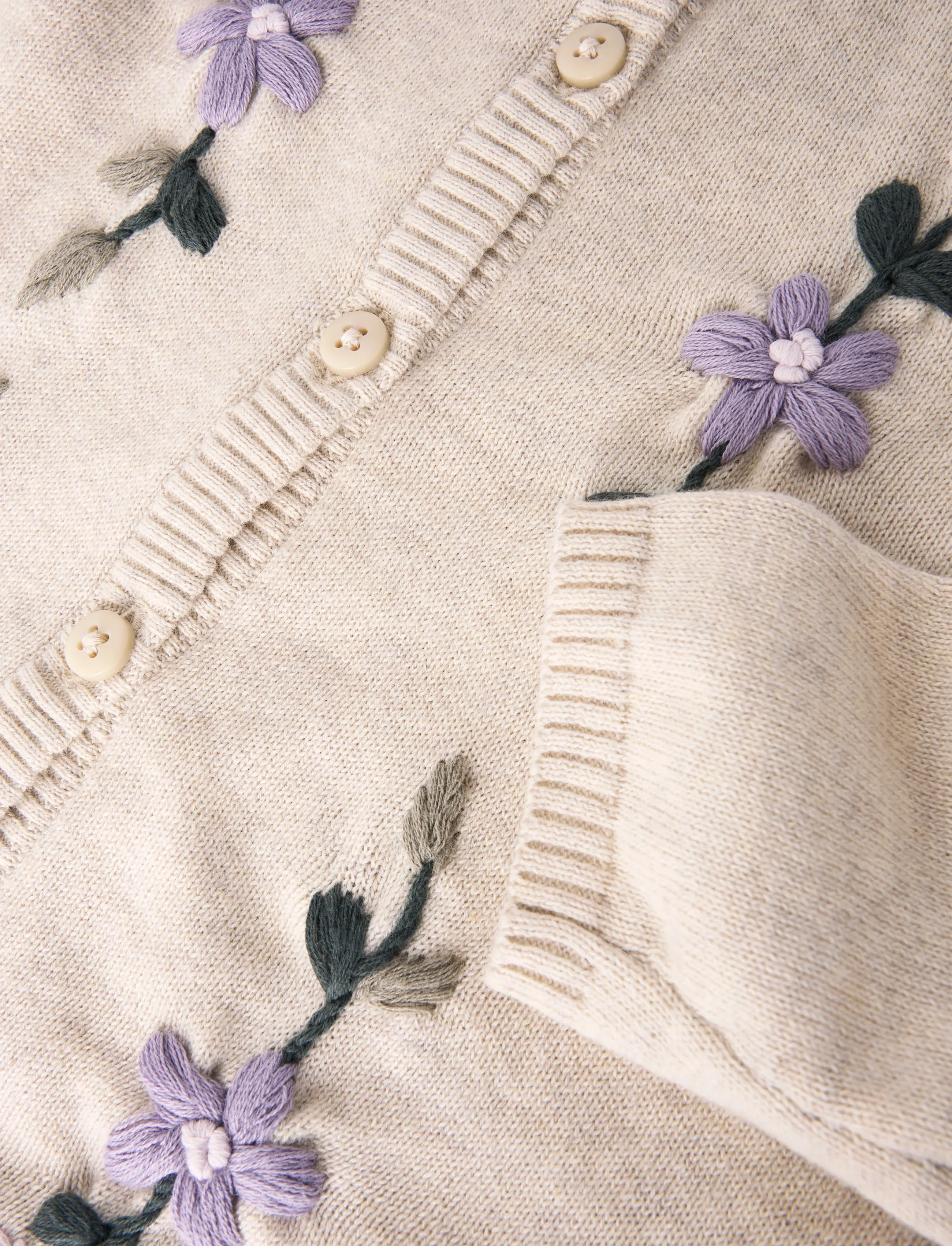 name it - NMFDUNIAJA LS KNIT CARD - cardigans - peyote melange - 2