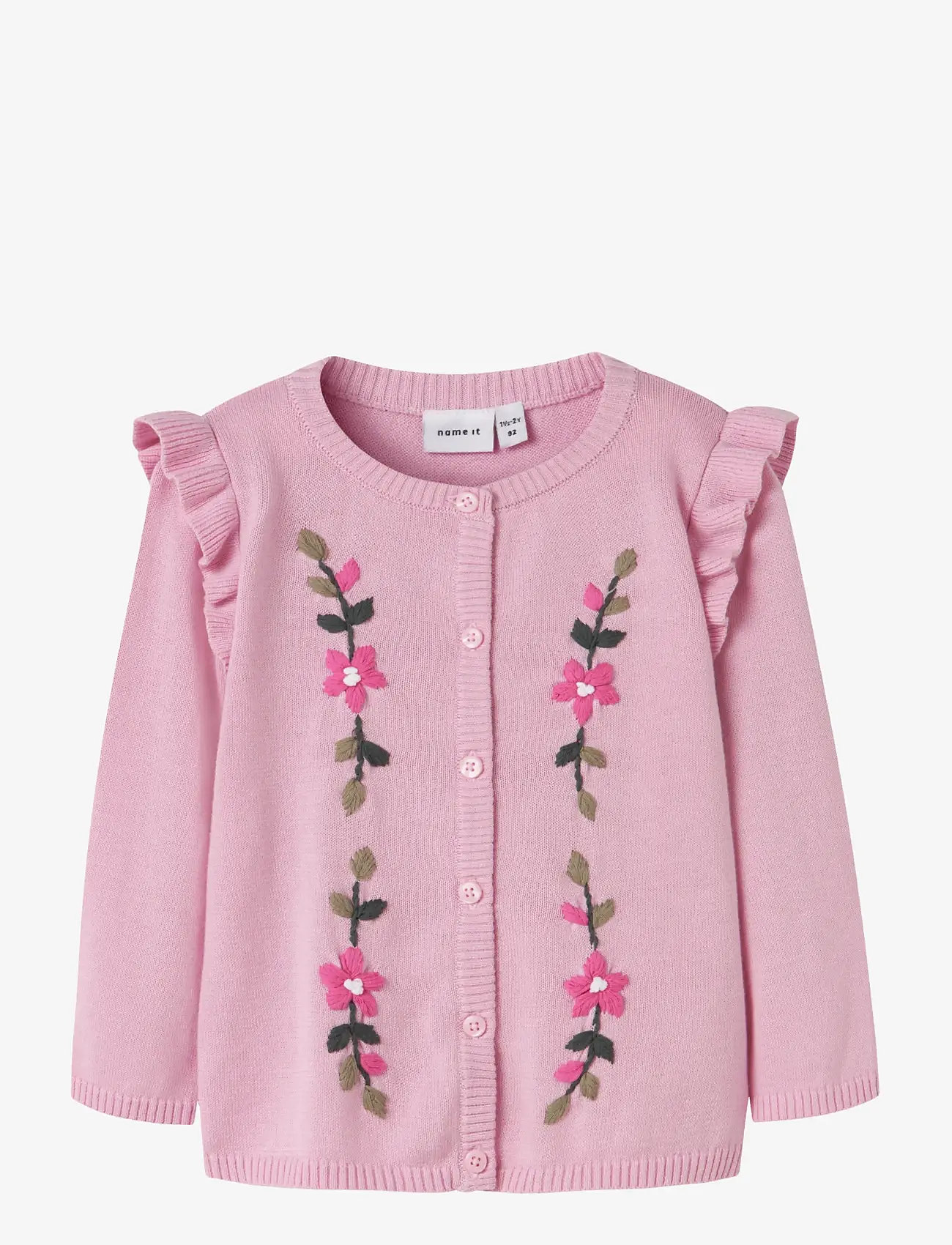 name it - NMFDUNIAJA LS KNIT CARD - cardigans - pirouette - 0