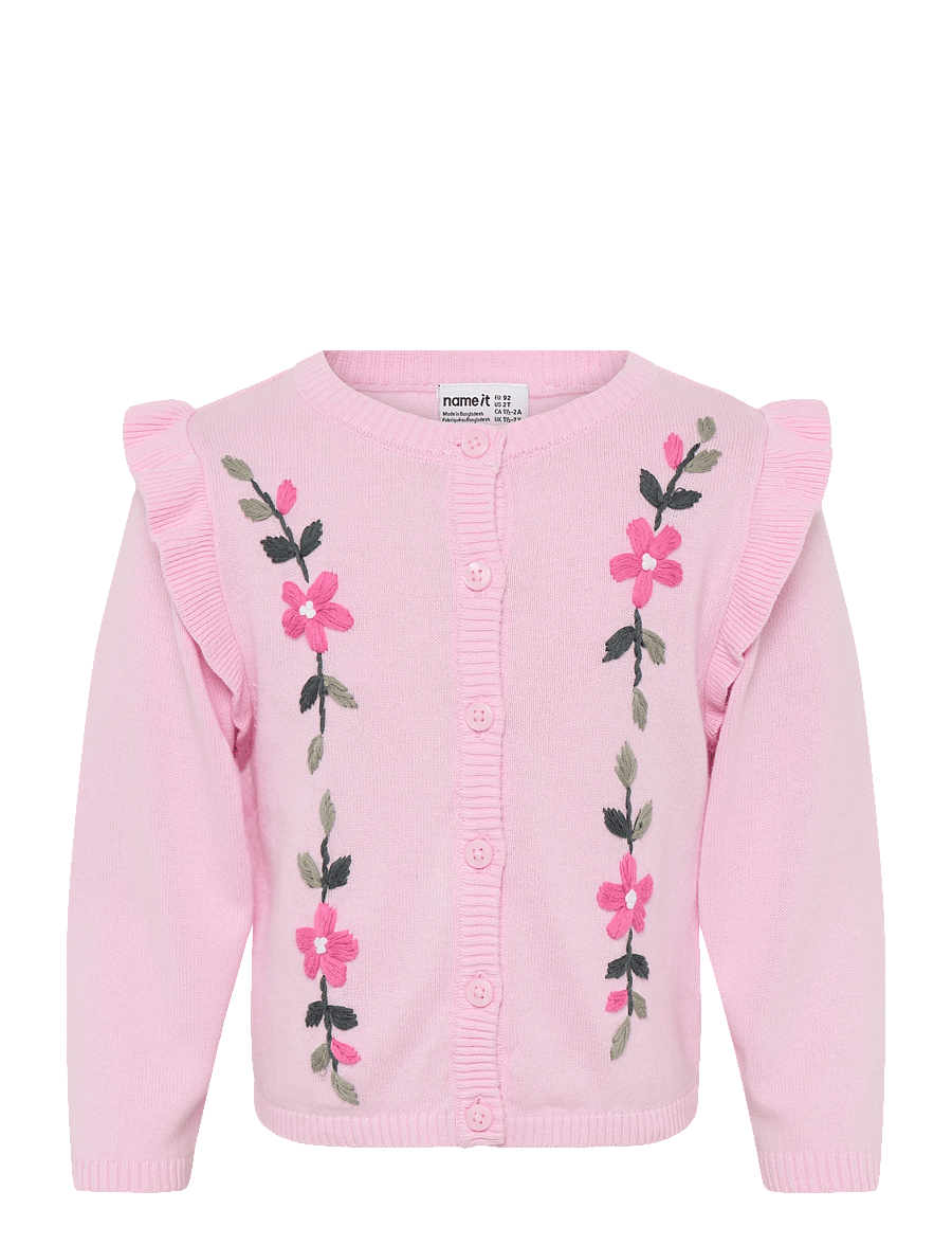 name it - NMFDUNIAJA LS KNIT CARD - cardigans - pirouette - 0