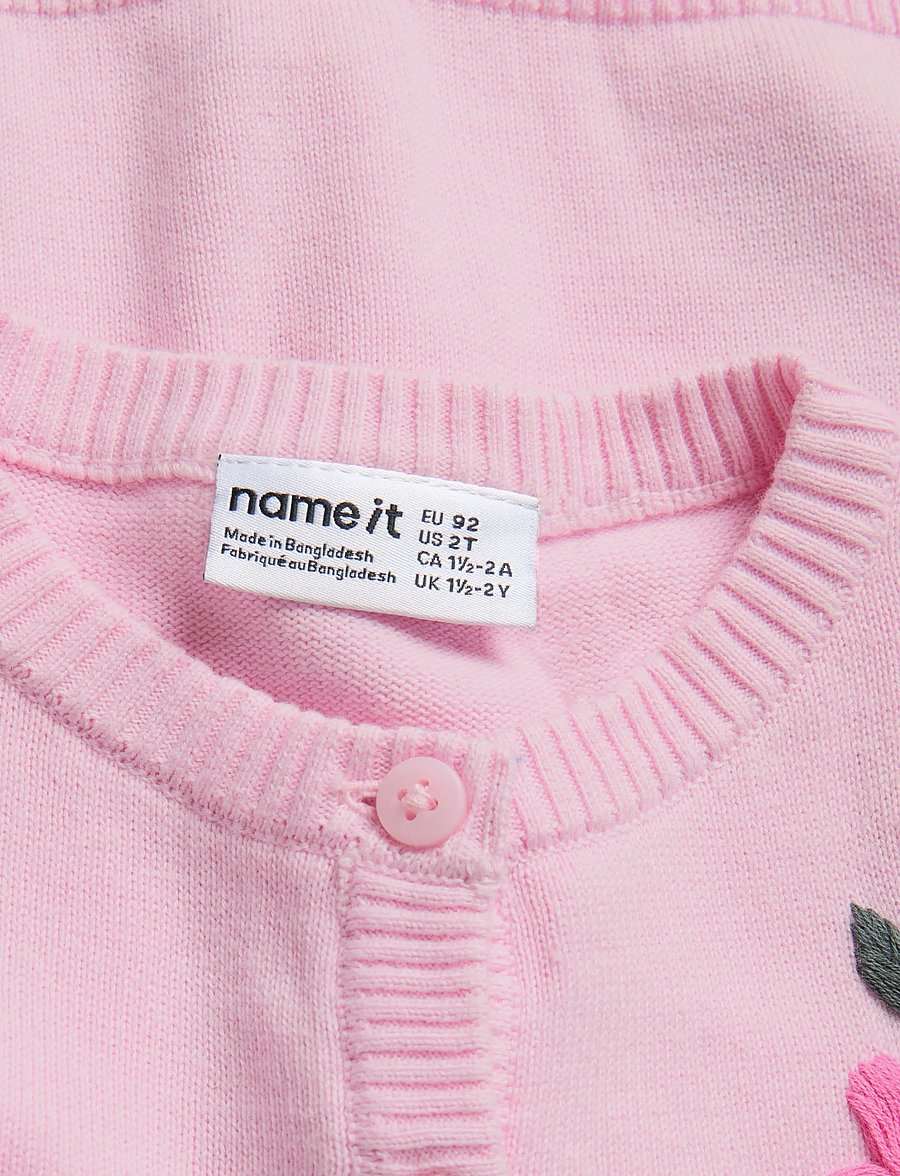 name it - NMFDUNIAJA LS KNIT CARD - cardigans - pirouette - 2