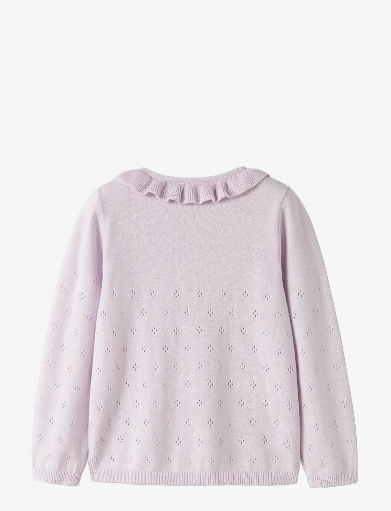 name it - NMFDIAME LS KNIT CARD - cardigans - lavender fog - 2