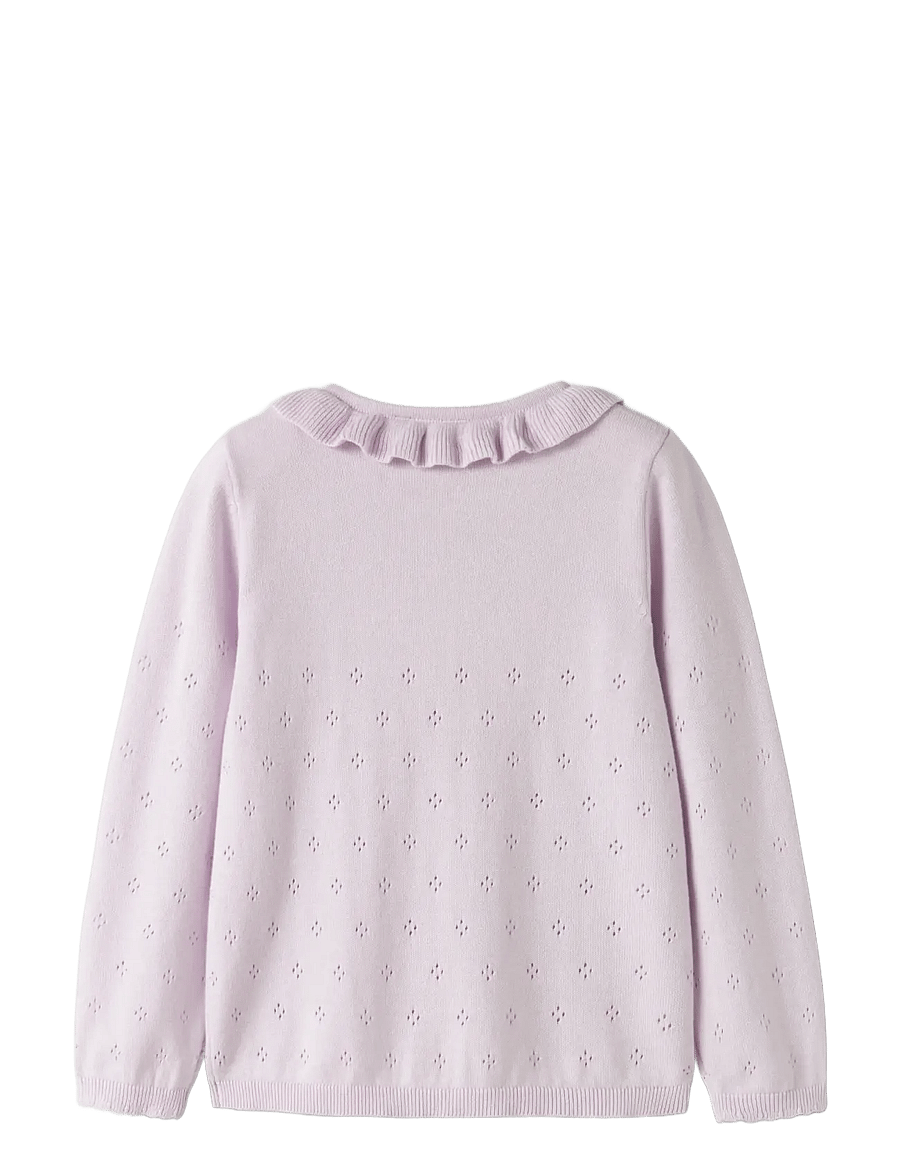 name it - NMFDIAME LS KNIT CARD - cardigans - lavender fog - 2