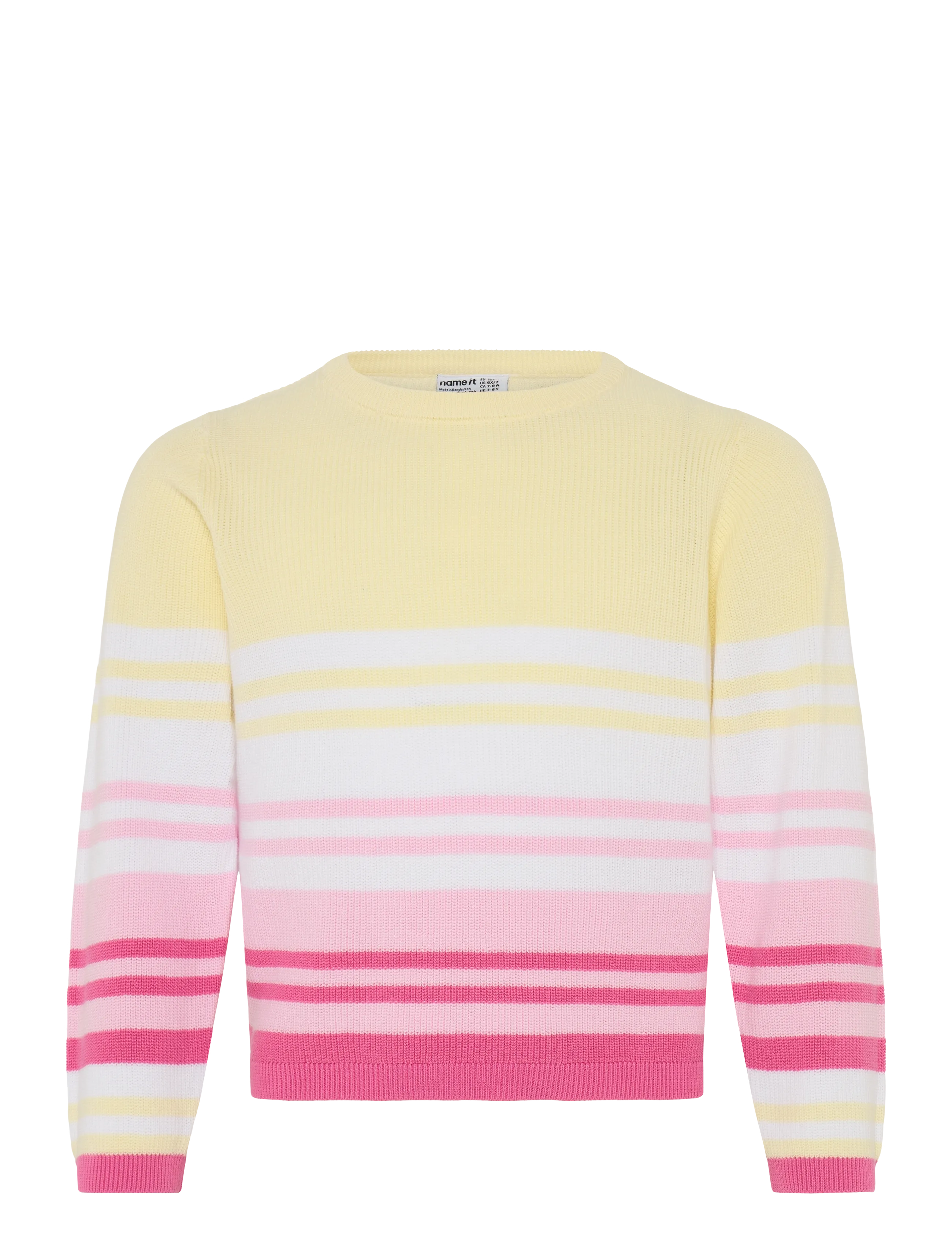 NAME IT Nmfdioana Ls Knit Pink - 122-128 - Kinder