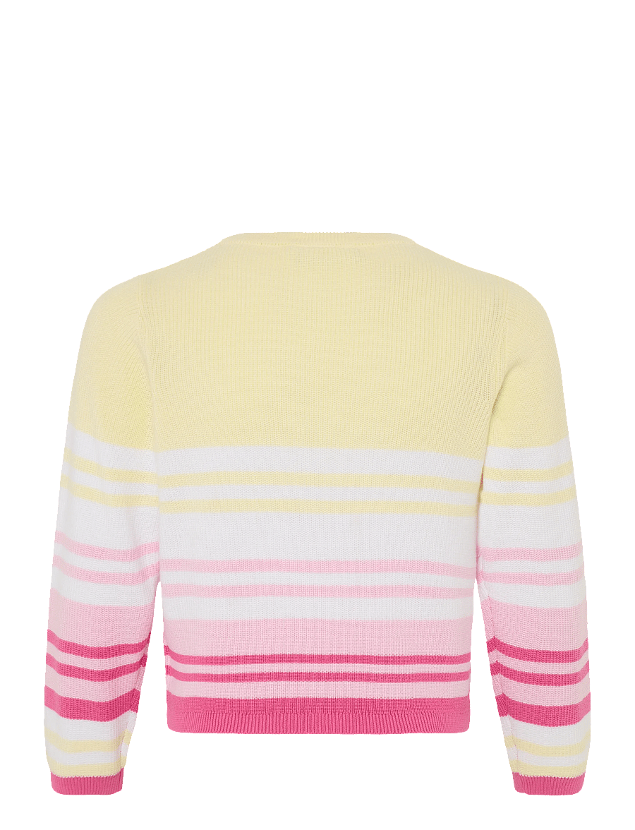 name it - NMFDIOANA LS KNIT - neulepuserot - strawberry moon - 1