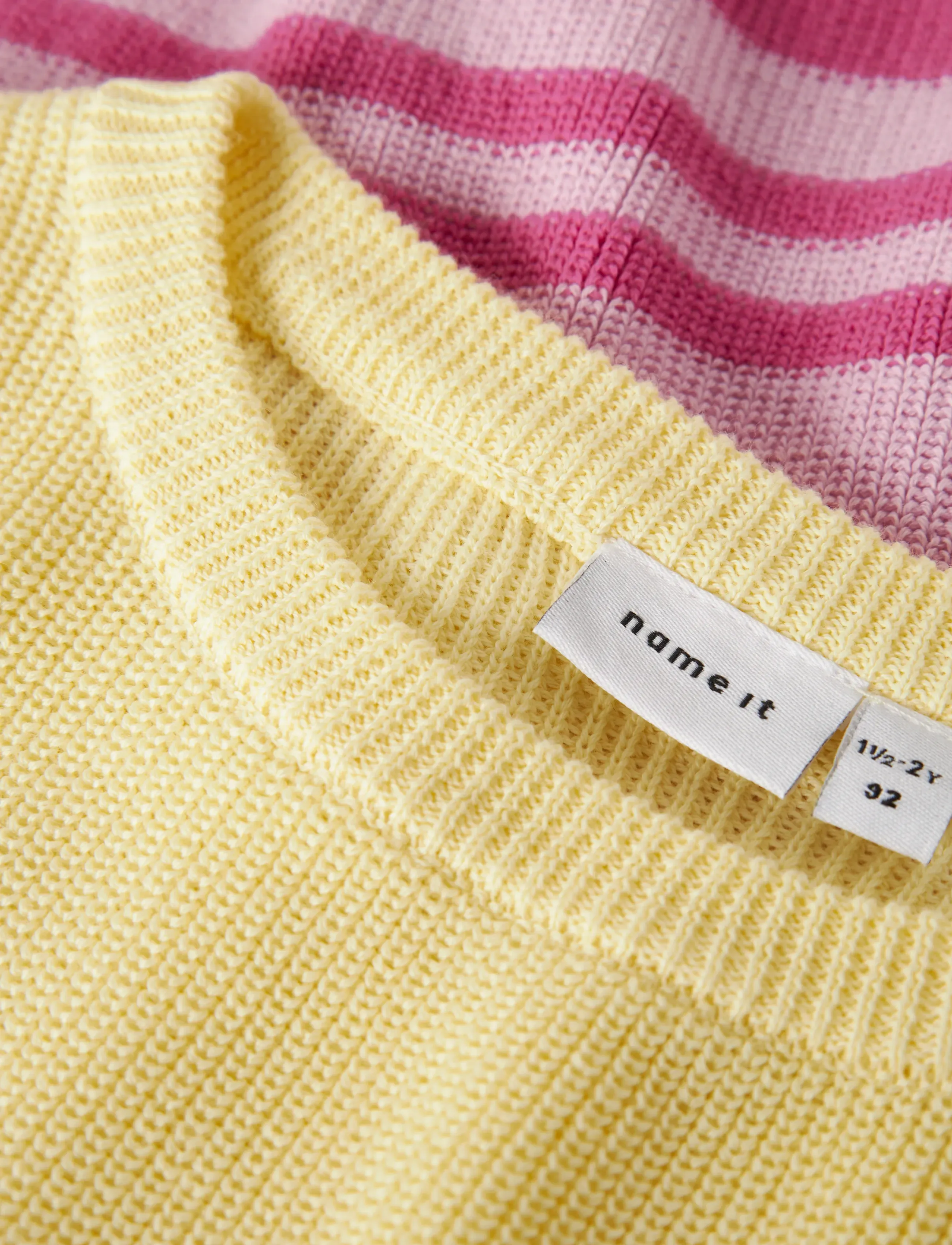 name it - NMFDIOANA LS KNIT - trøjer - strawberry moon - 2