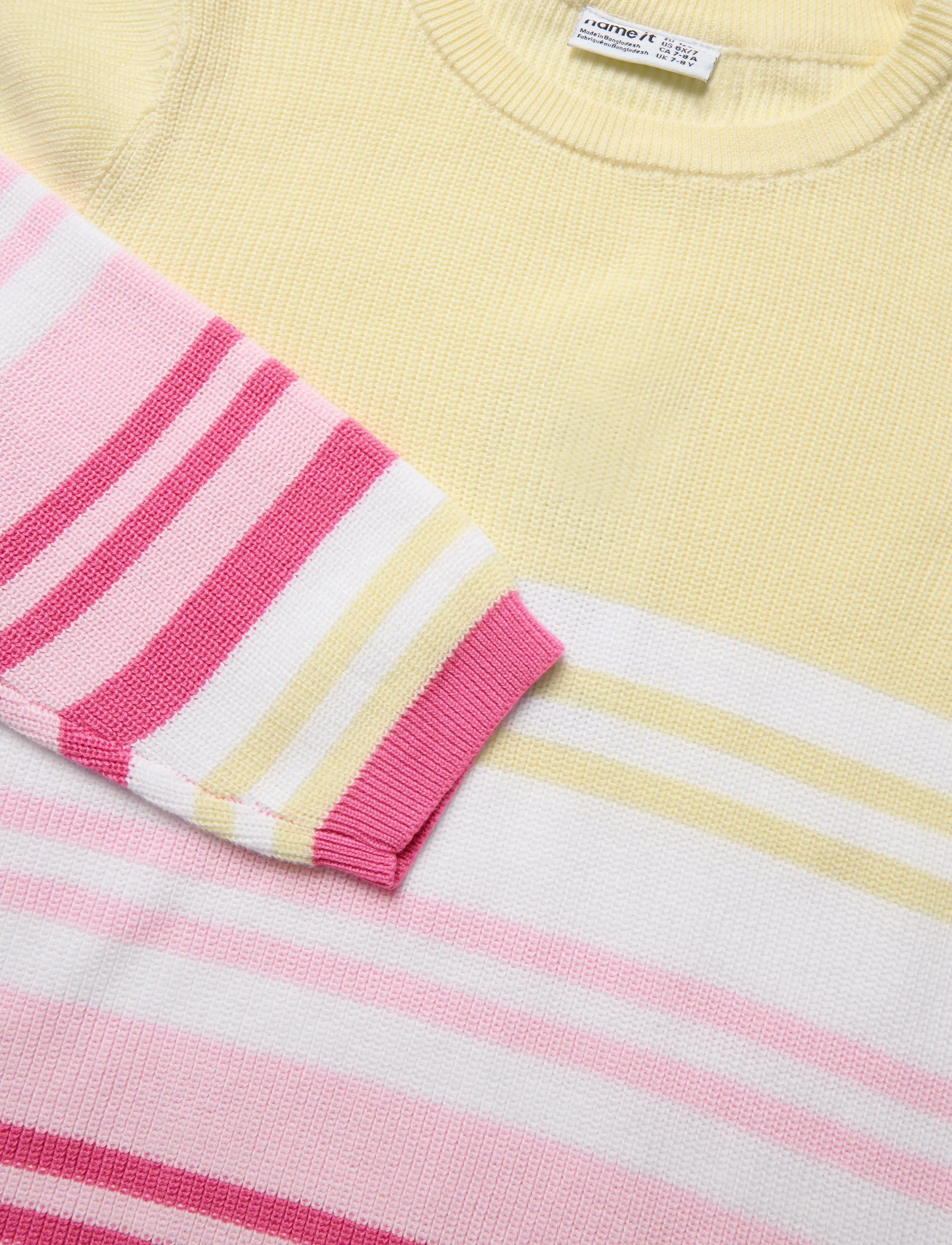 name it - NMFDIOANA LS KNIT - džemprid - strawberry moon - 2