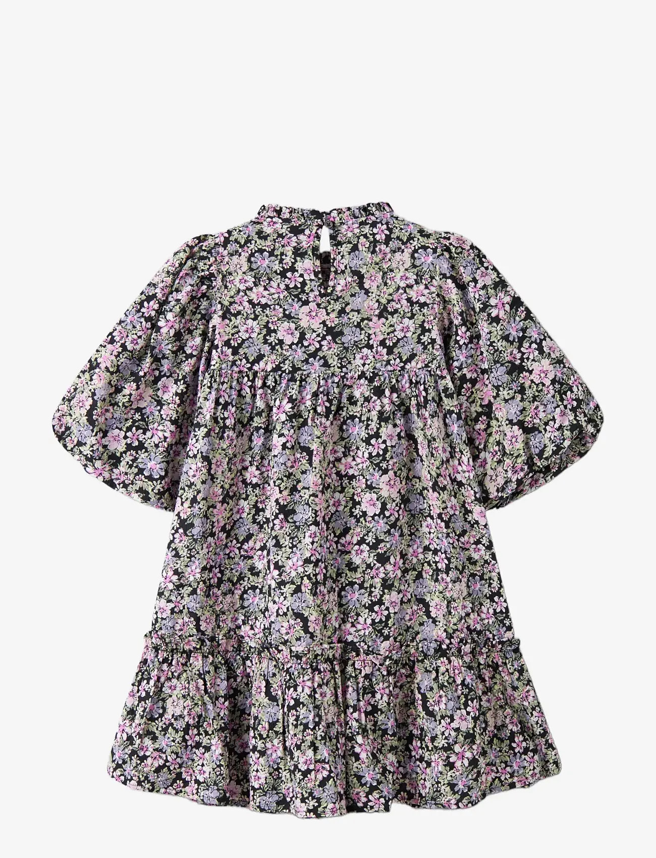 name it - NKFDARTA SS DRESS - kortærmede hverdagskjoler - black - 1