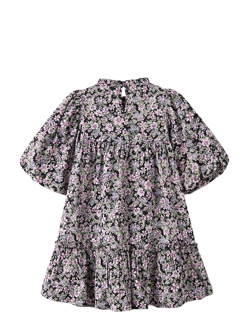 name it - NKFDARTA SS DRESS - kortærmede hverdagskjoler - black - 1