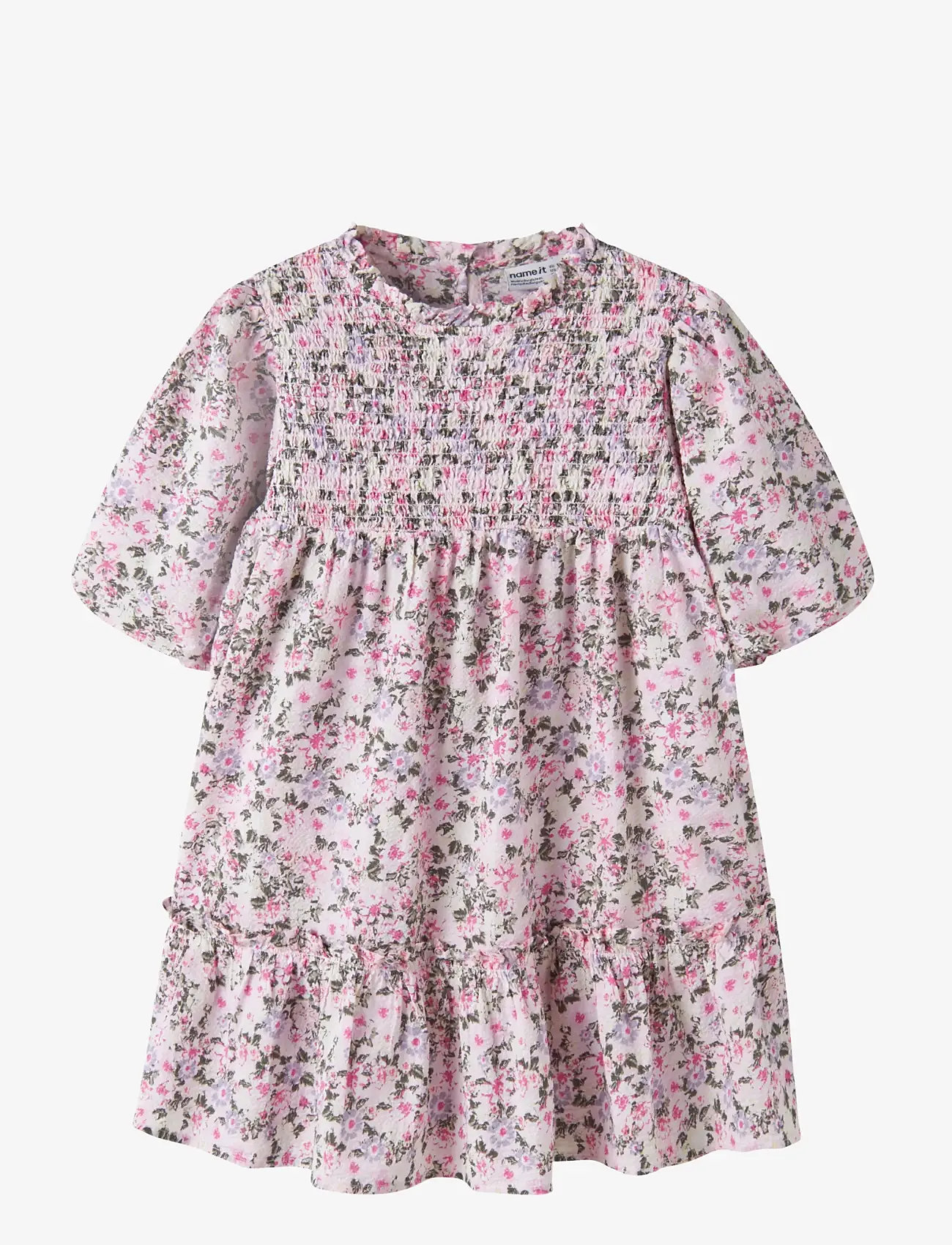 name it - NKFDARTA SS DRESS - kortærmede hverdagskjoler - cradle pink - 0