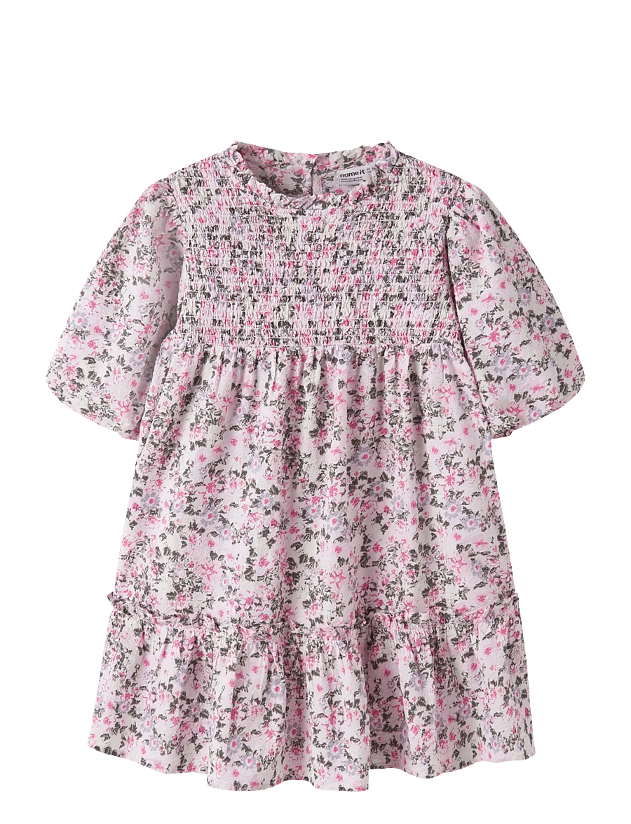 name it - NKFDARTA SS DRESS - kortærmede hverdagskjoler - cradle pink - 0