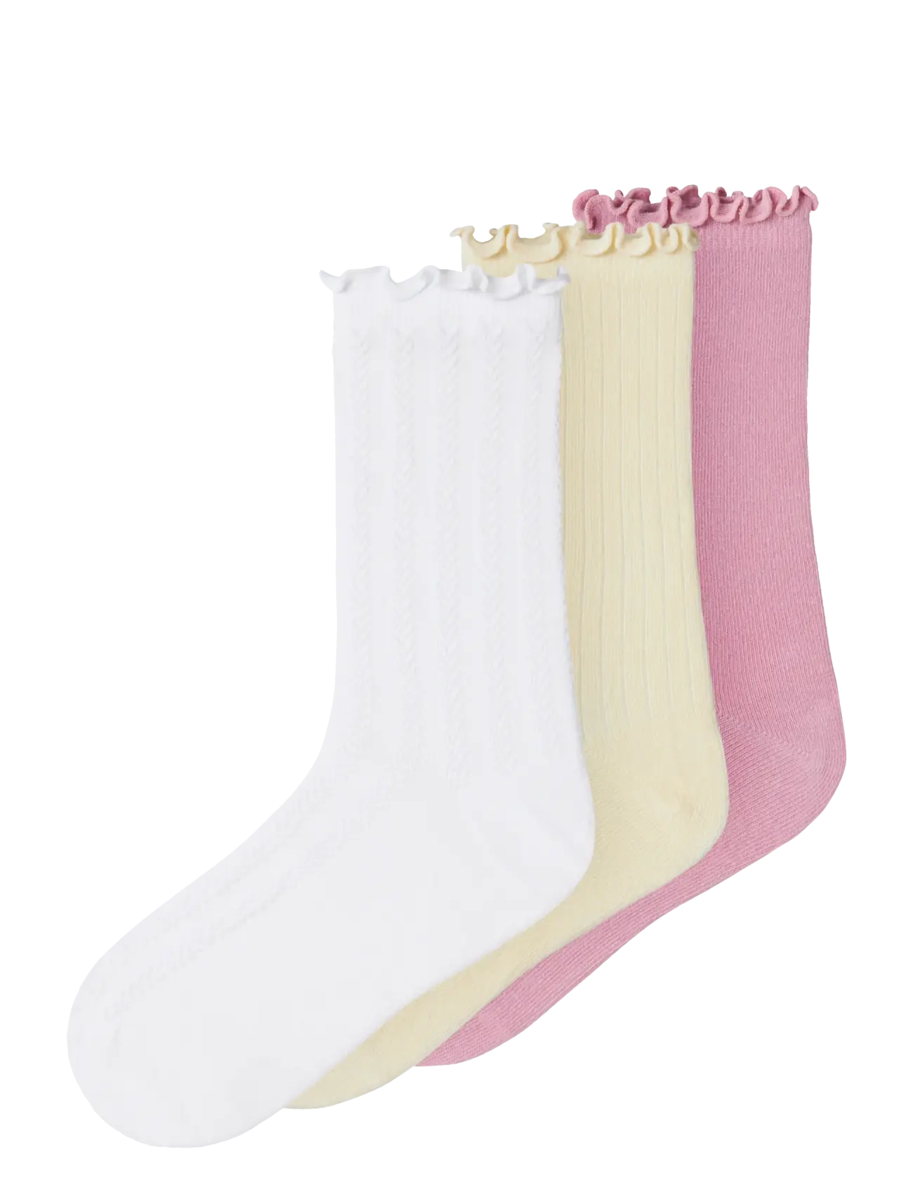 NKFDIZA 3P SOCK - BRIGHT WHITE
