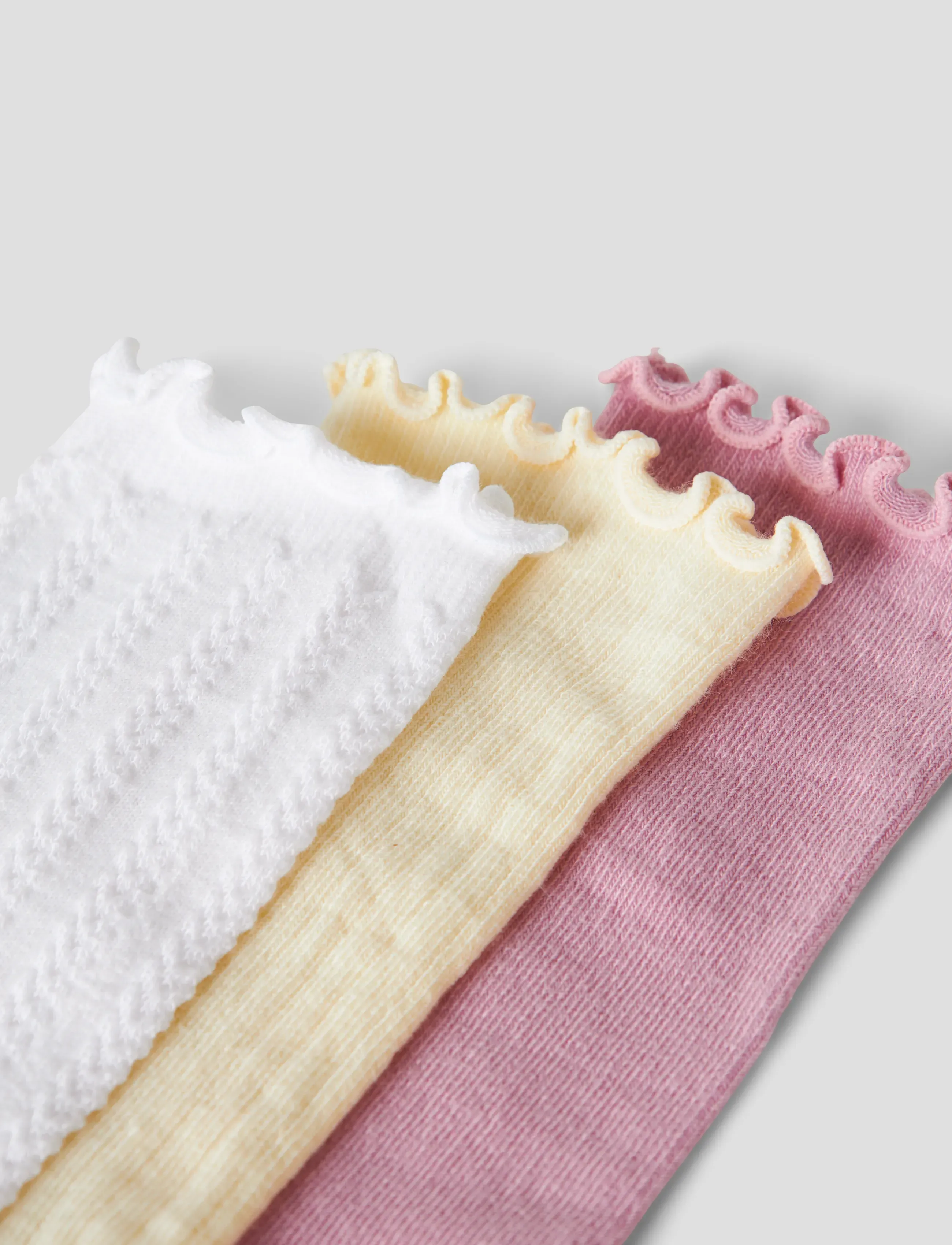 name it - NKFDIZA 3P SOCK - bright white - 4