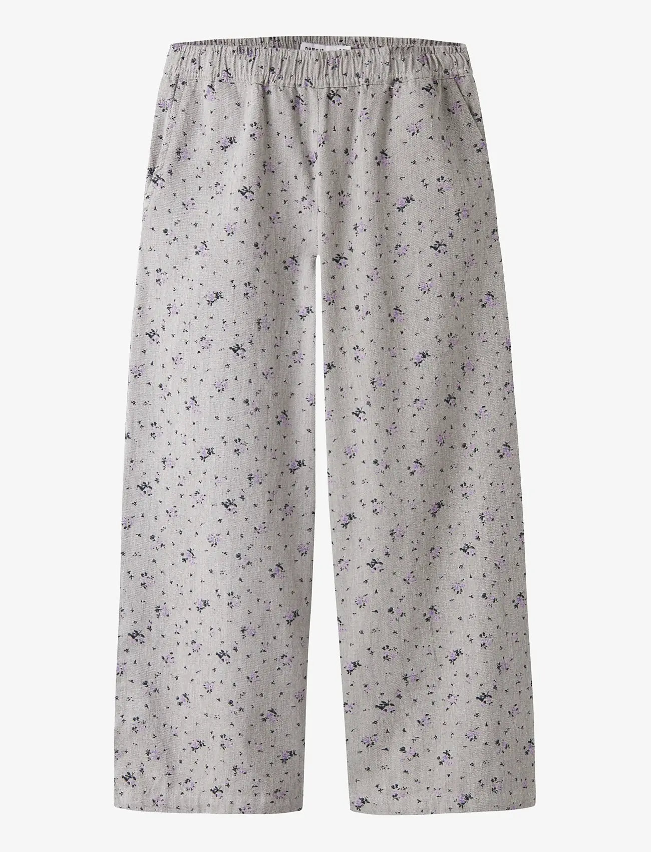 name it - NKFDRITA WIDE PANT - bukser - lavender gray - 0