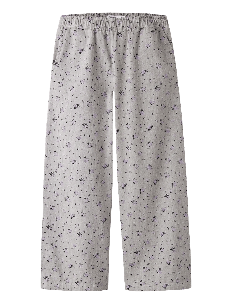 name it - NKFDRITA WIDE PANT - bukser - lavender gray - 0