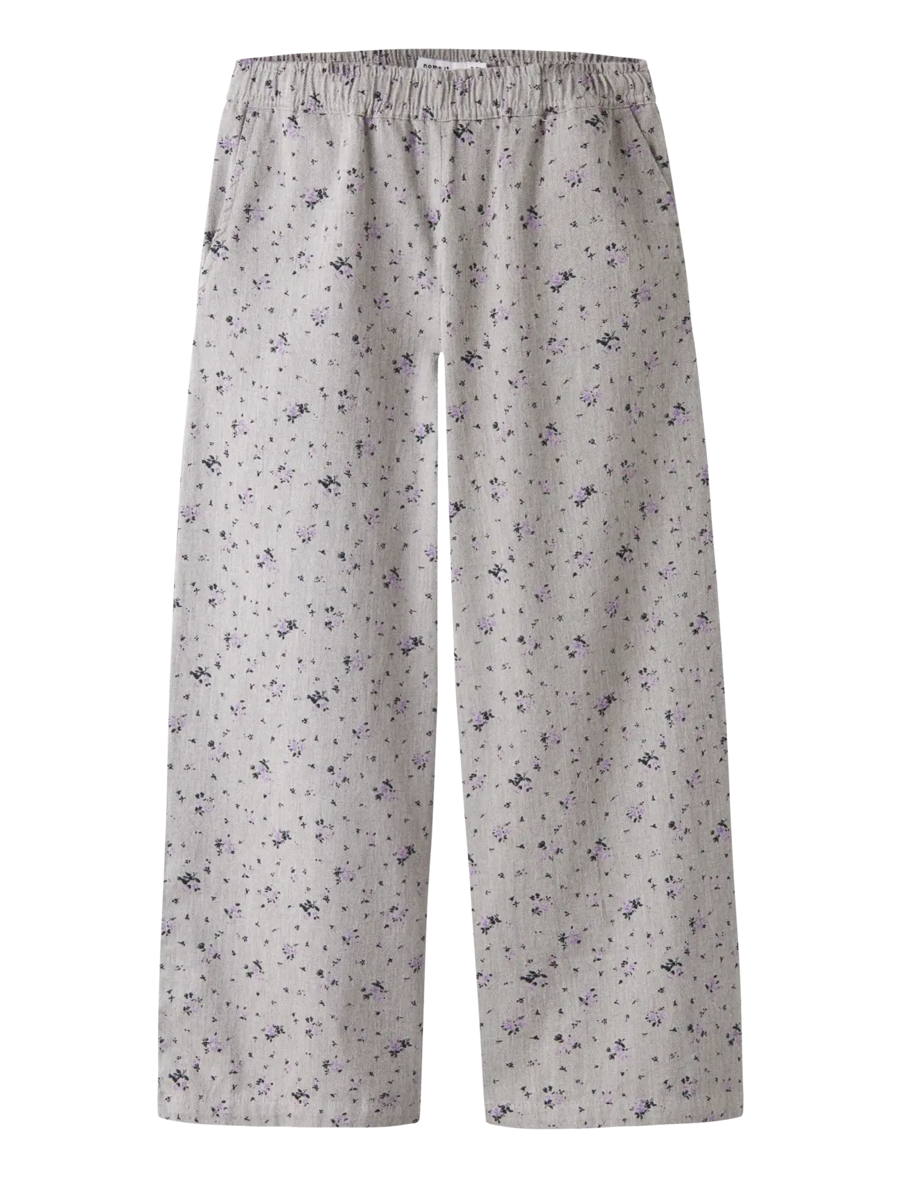 name it NKFDRITA WIDE PANT - Bukser - LAVENDER GRAY / grey