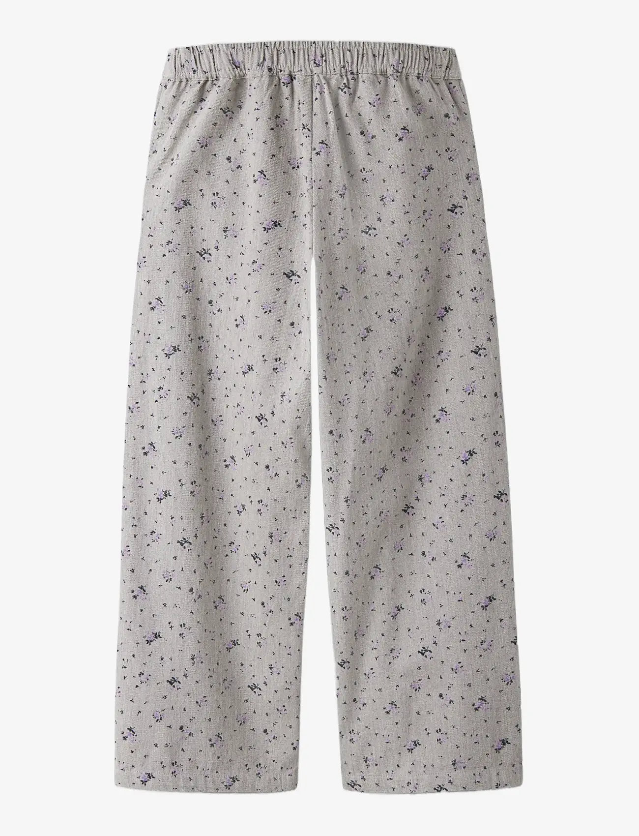 name it - NKFDRITA WIDE PANT - bukser - lavender gray - 1