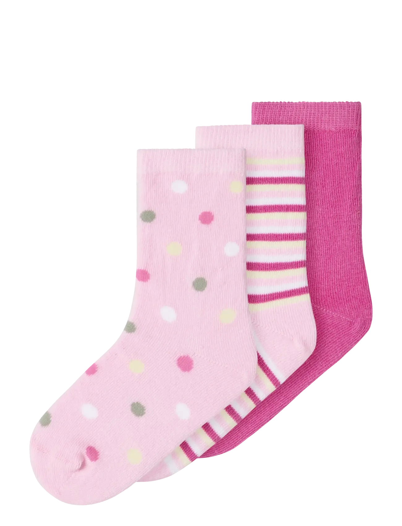 name it NMFDOTTISIA 3P SOCK - 4 for 3 - PIROUETTE / pink/rose
