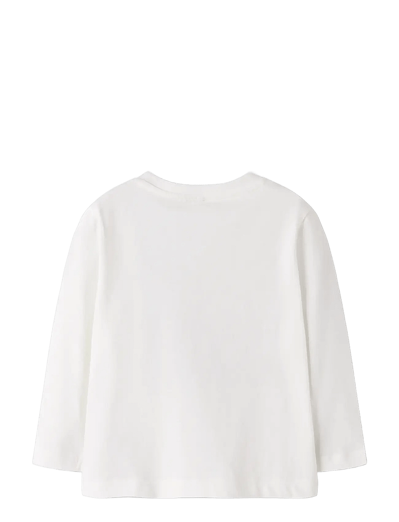 name it - NMFVOTEA 2P LS NREG TOP - langærmede t-shirts - cloud dancer - 2