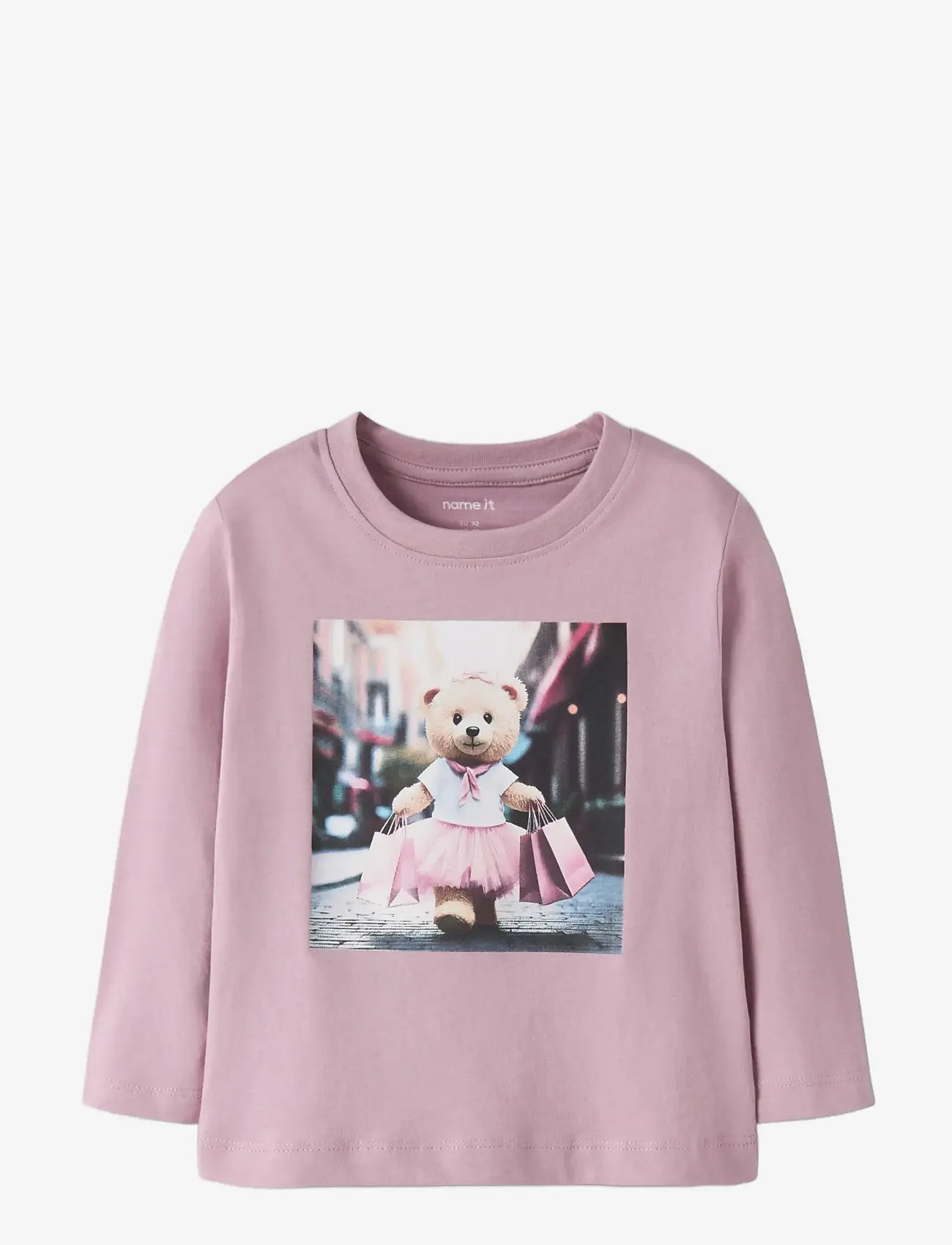 name it - NMFVOTEA 2P LS NREG TOP - langærmede t-shirts - cloud dancer - 3