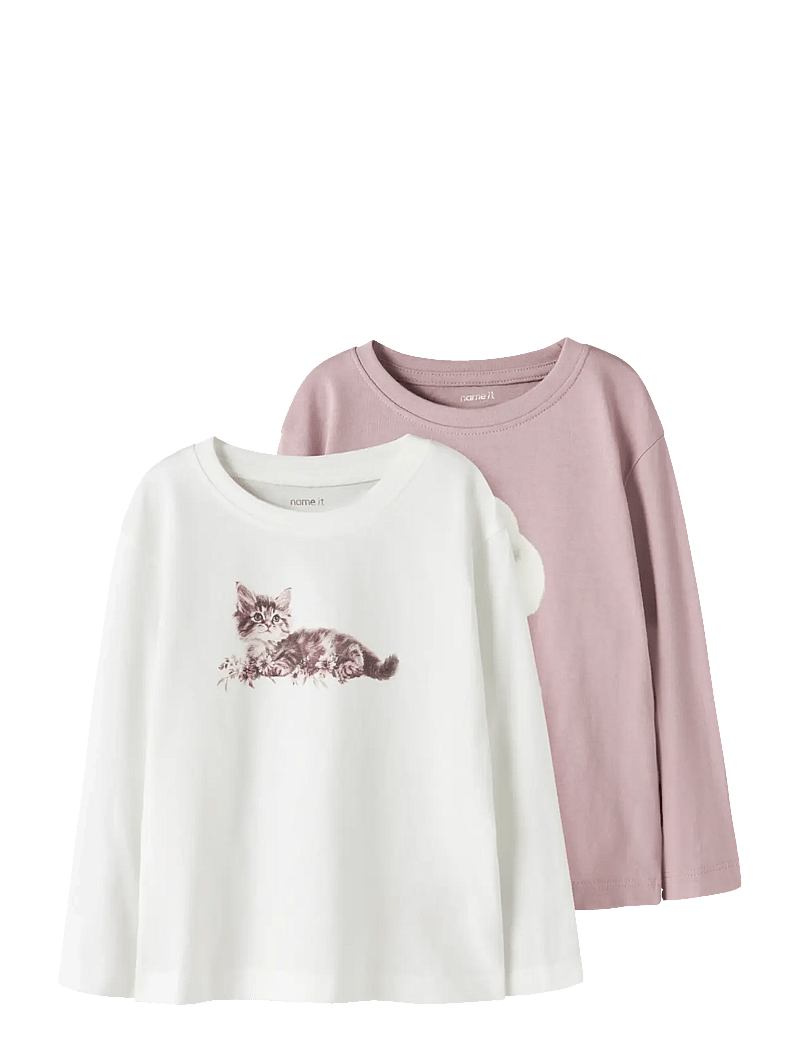 name it - NMFVOTEA 2P LS NREG TOP - langärmelig - cloud dancer - 1