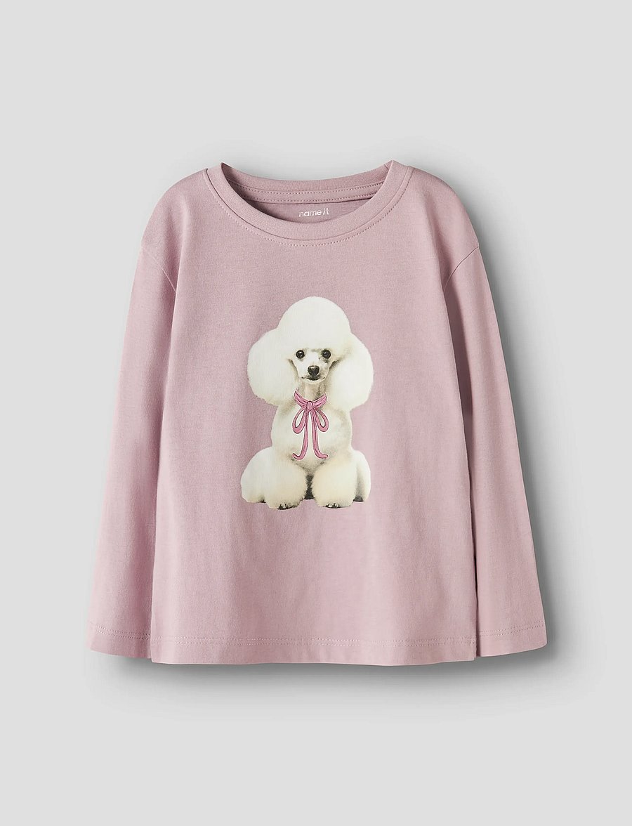 name it - NMFVOTEA 2P LS NREG TOP - langärmelig - cloud dancer - 3