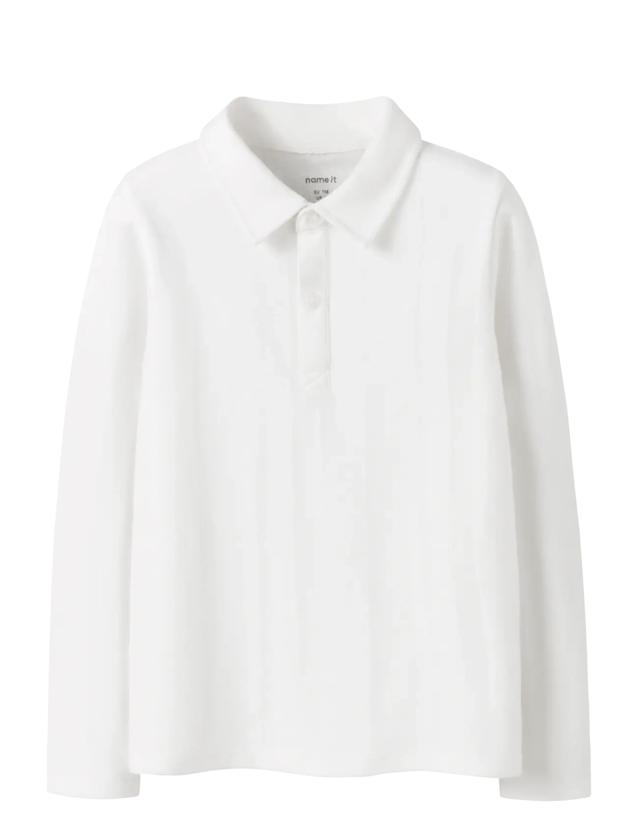 name it NMMROBO LS POLO TOP - Baby 44-92 - BRIGHT WHITE / white