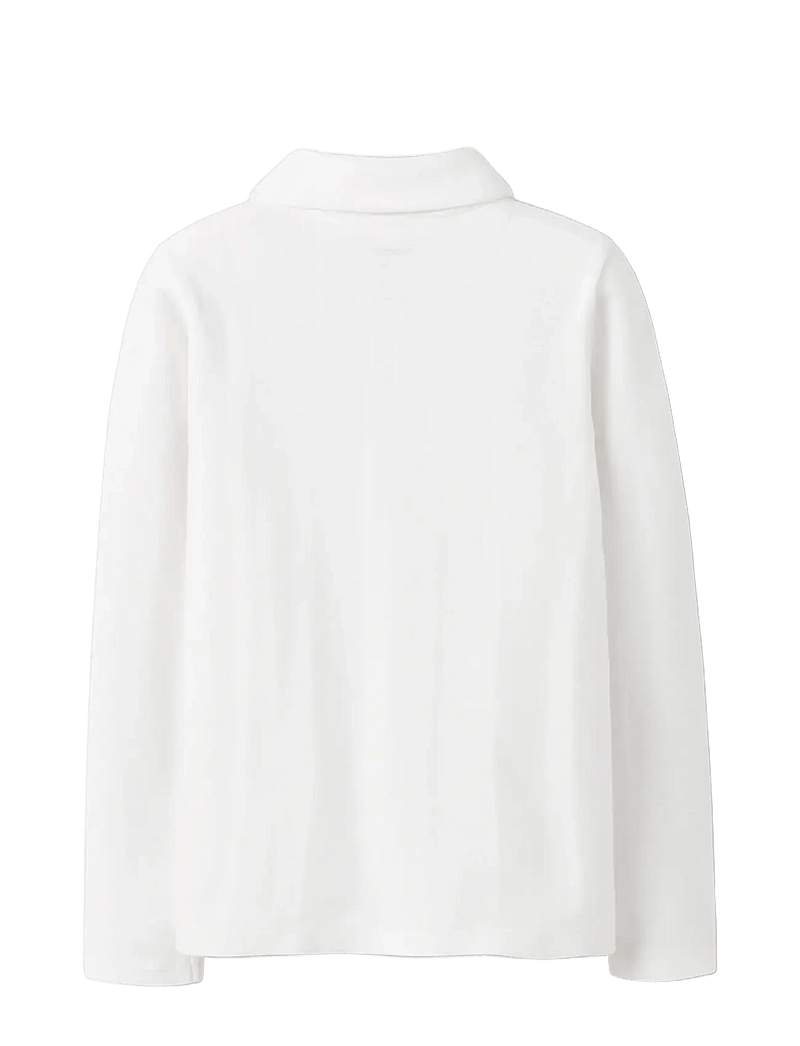 name it - NMMROBO LS POLO TOP - langärmelig poloshirt - bright white - 2