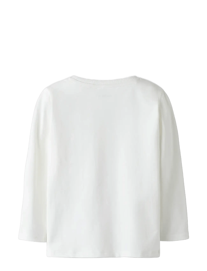 name it - NMFVEENA PRINCESS LS TOP WDI - långärmade t-shirts - cloud dancer - 1