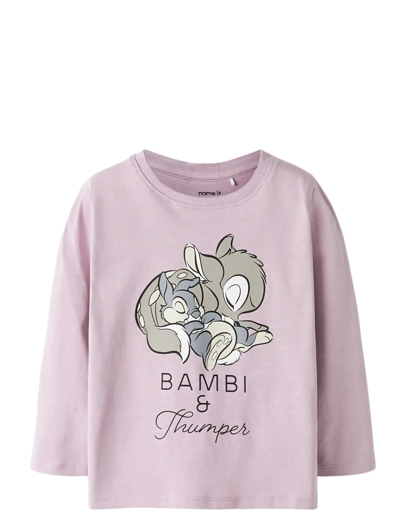 NAME IT Nmfveenara Bambi Ls Oberteil Wdi Pink - 92 - Kinder