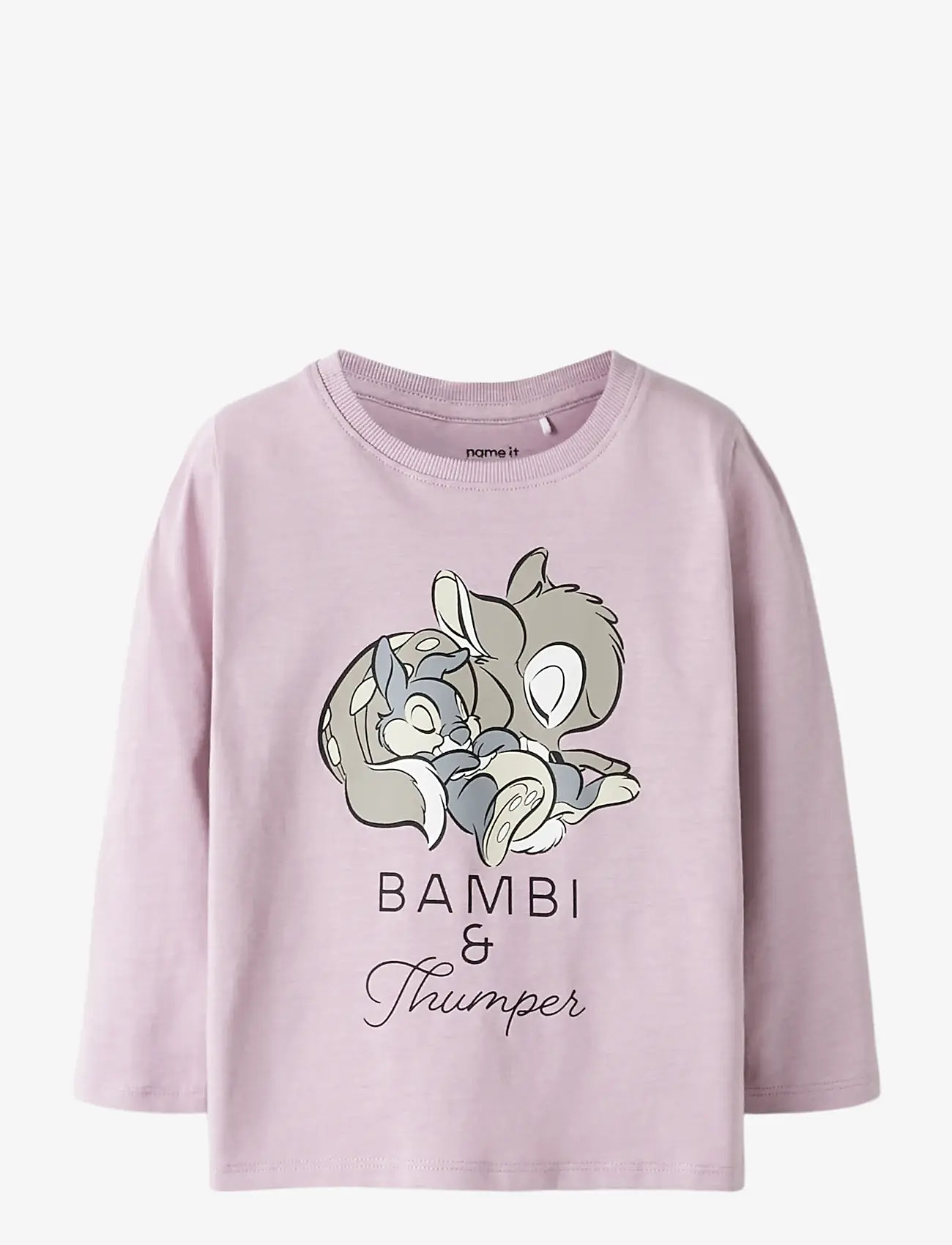 name it - NMFVEENARA BAMBI LS TOP WDI - långärmade t-shirts - dawn pink - 0