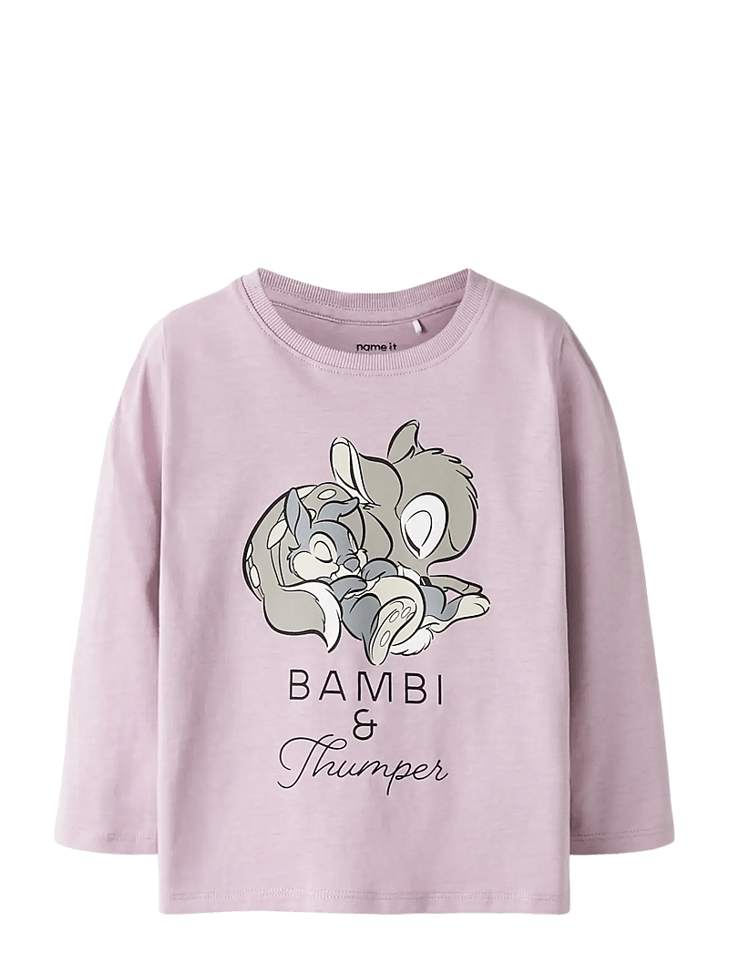 name it - NMFVEENARA BAMBI LS TOP WDI - langærmede t-shirts - dawn pink - 0