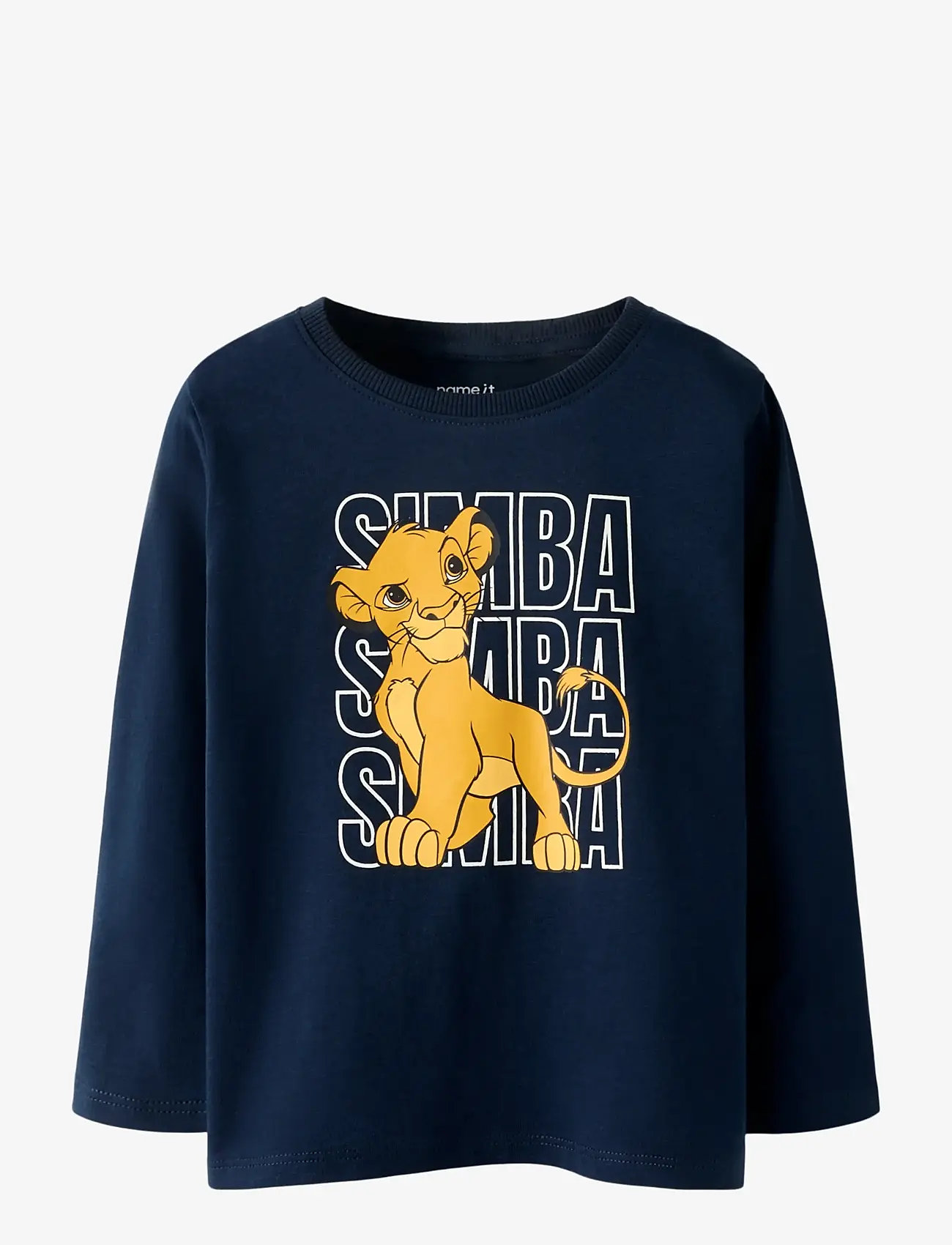name it - NMMVIGS LIONKING LS TOP WDI - long-sleeved t-shirts - navy blazer - 0