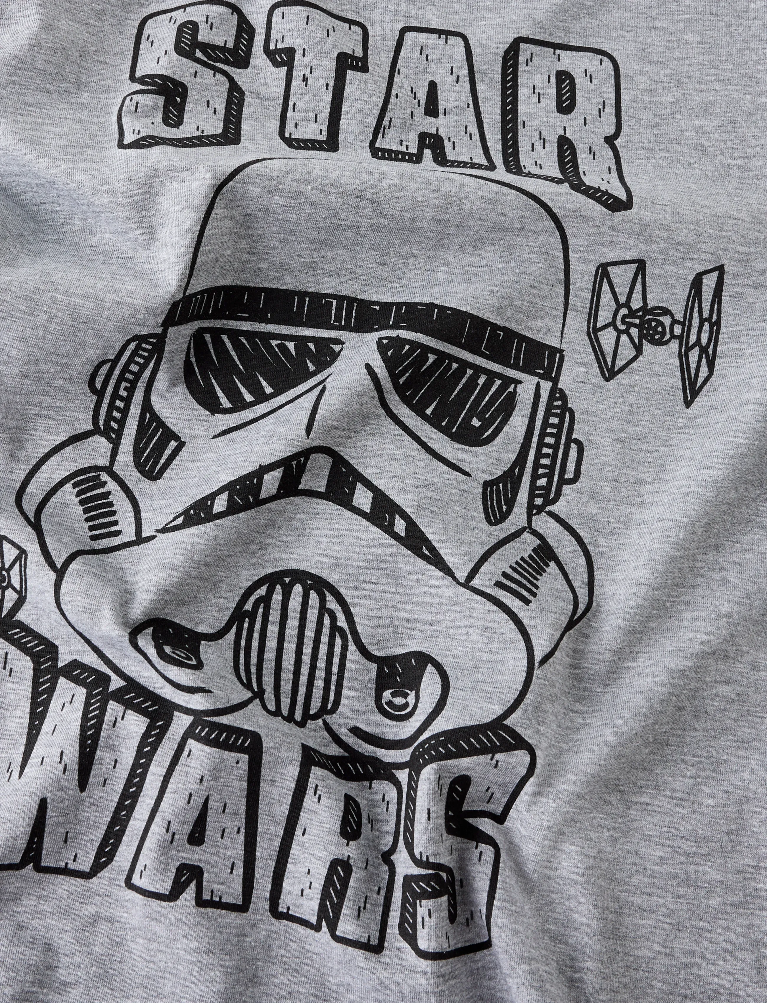 name it - NKMVOLT STARWARS LS TOP BFU - pikkade varrukatega t-särgid - grey melange - 4