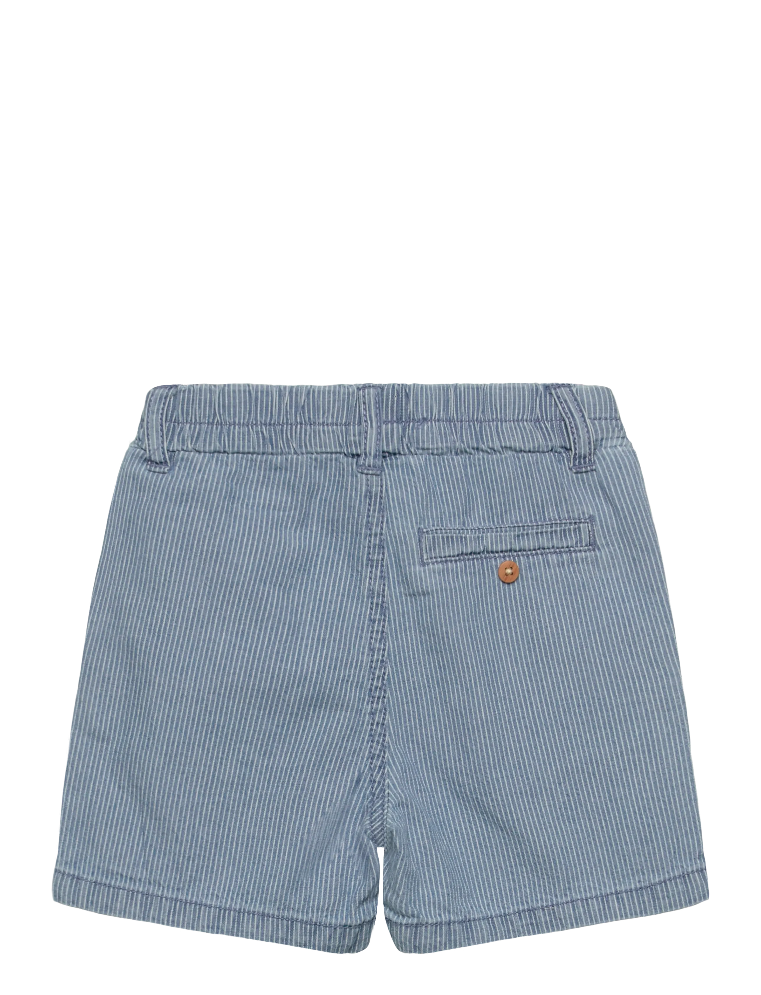 name it - NMMRYAN JOG STRIPE DNM L SHORTS 1910-IP - korte jeansbroeken - light blue denim - 1