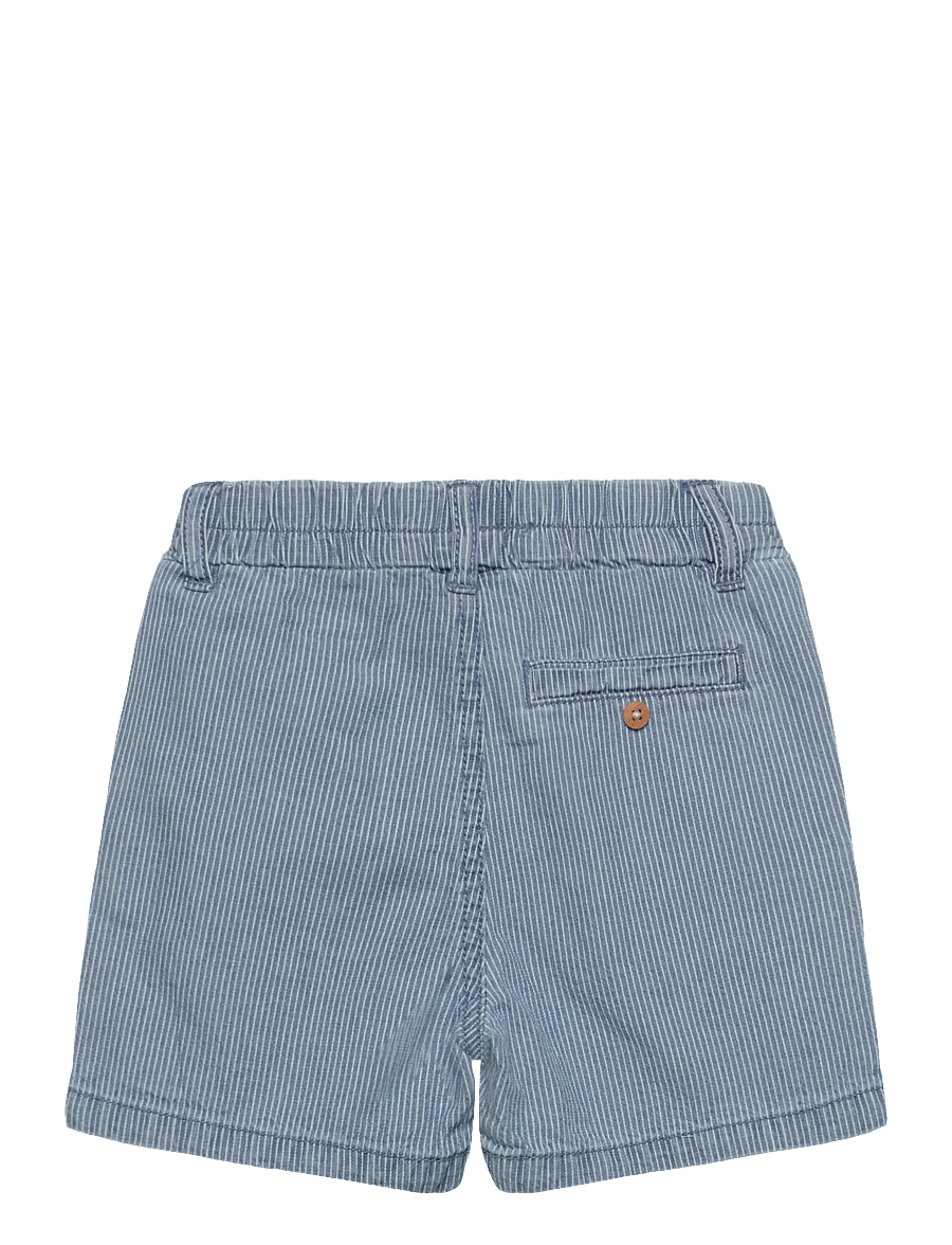 name it - NMMRYAN JOG STRIPE DNM L SHORTS 1910-IP - korte jeansbroeken - light blue denim - 1
