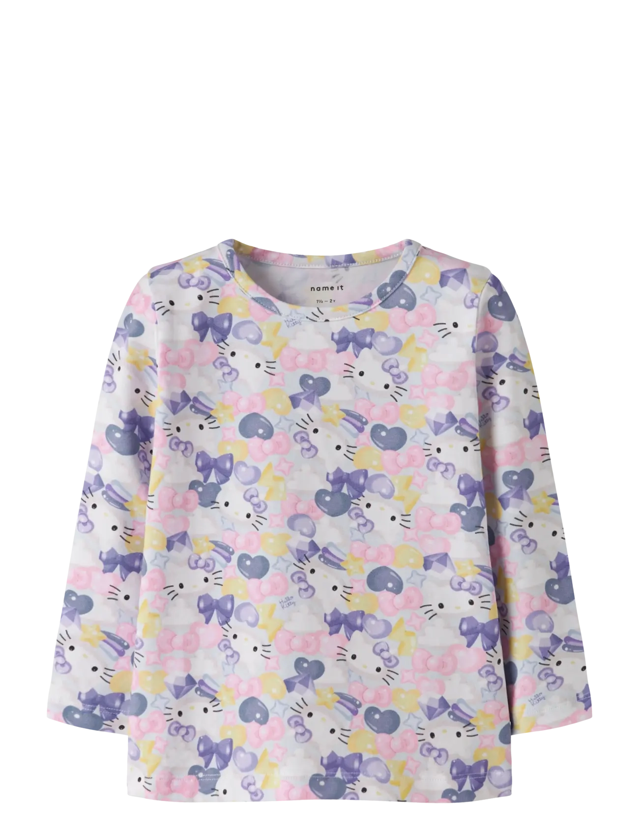 name it NMFFIMI HELLOK LS TOP SKY - Overdele - ANCIENT WATER / purple