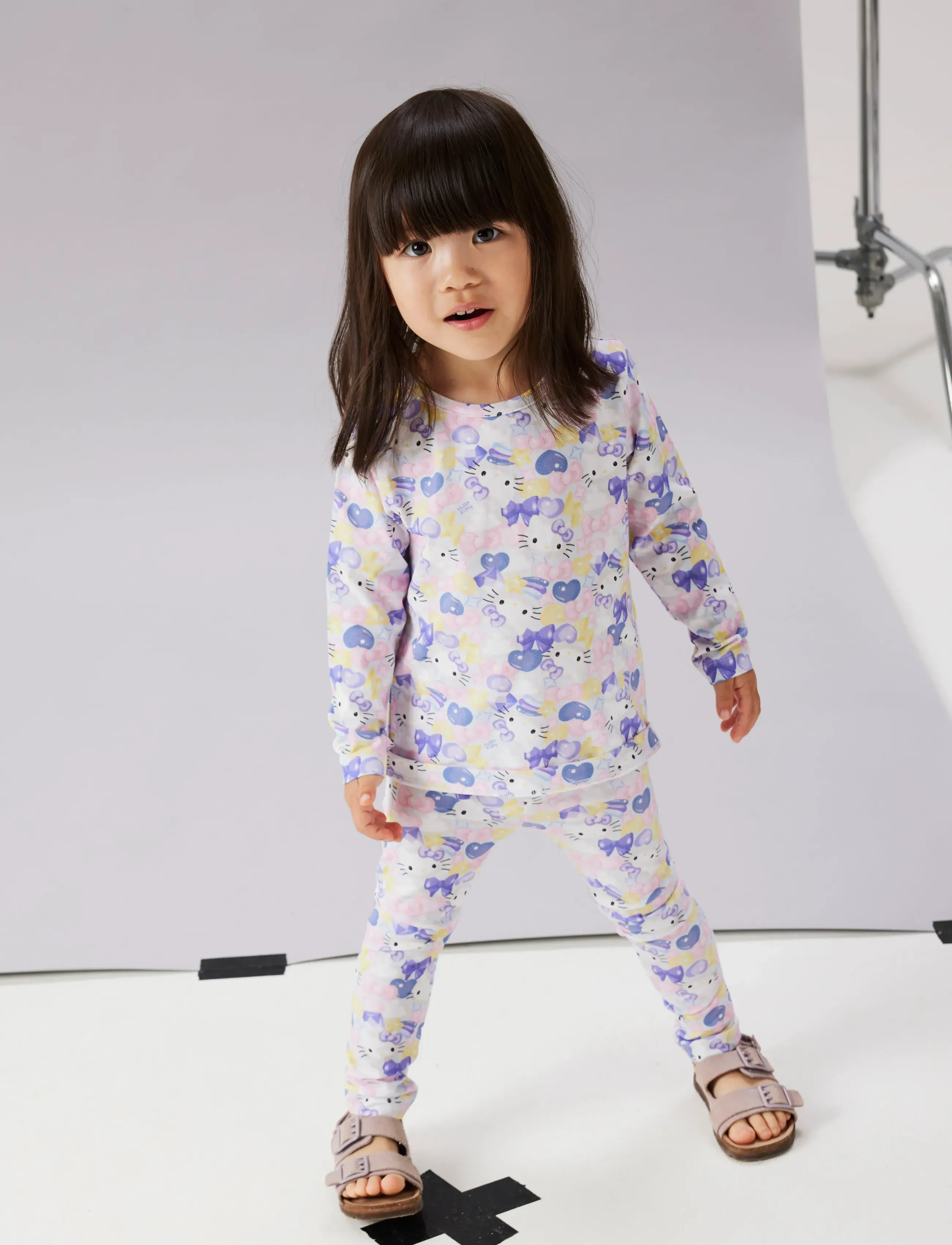 name it Nmffimi Hellok Ls Top Sky, Børn, Hello Kitty Printet Langærmet Top, Lila, Str: 116