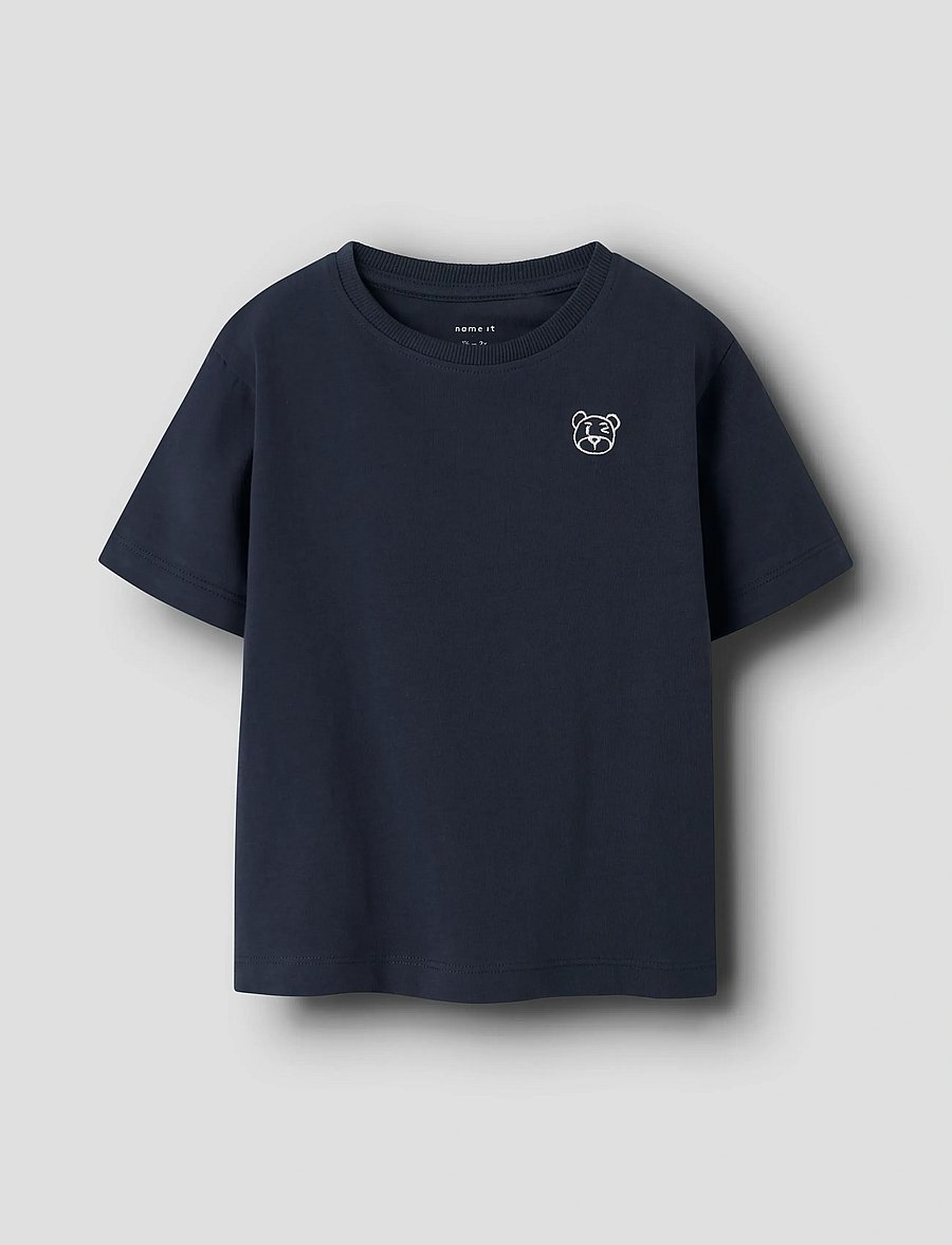 name it - NMMDAKANI SS NREG TOP - kurzärmelige - navy blazer - 0
