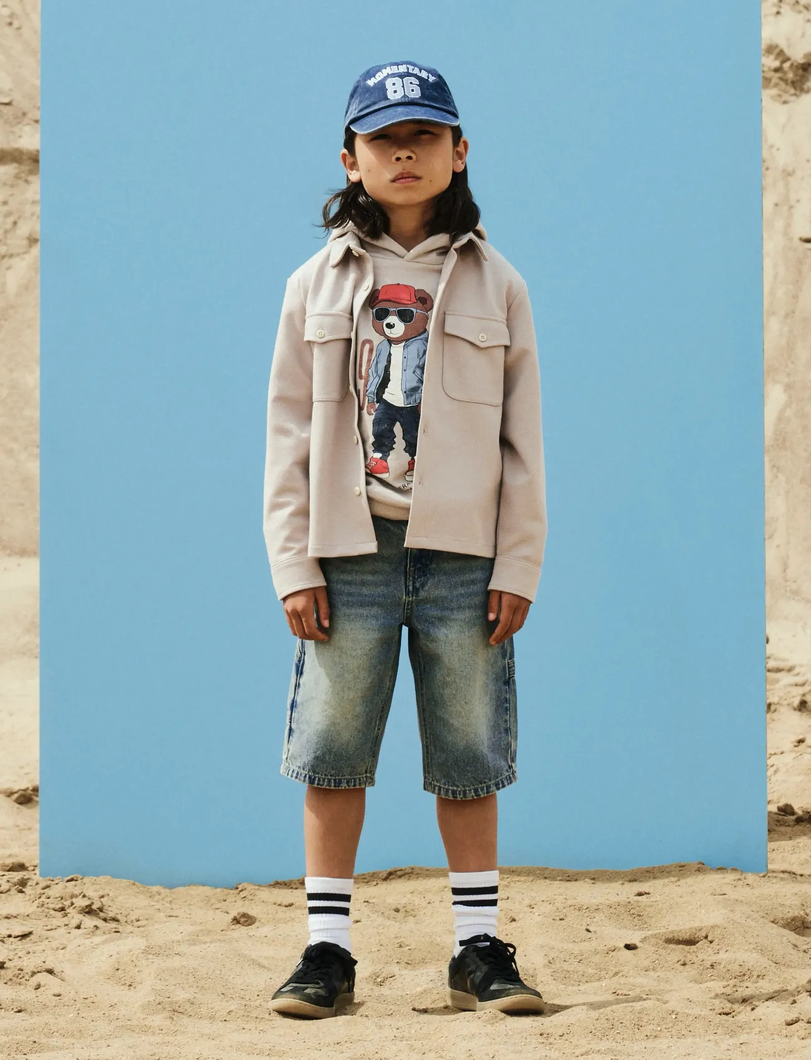 name it - NKMDOBS LS NREG SWEAT WH UNB BOX - chateau gray - 3