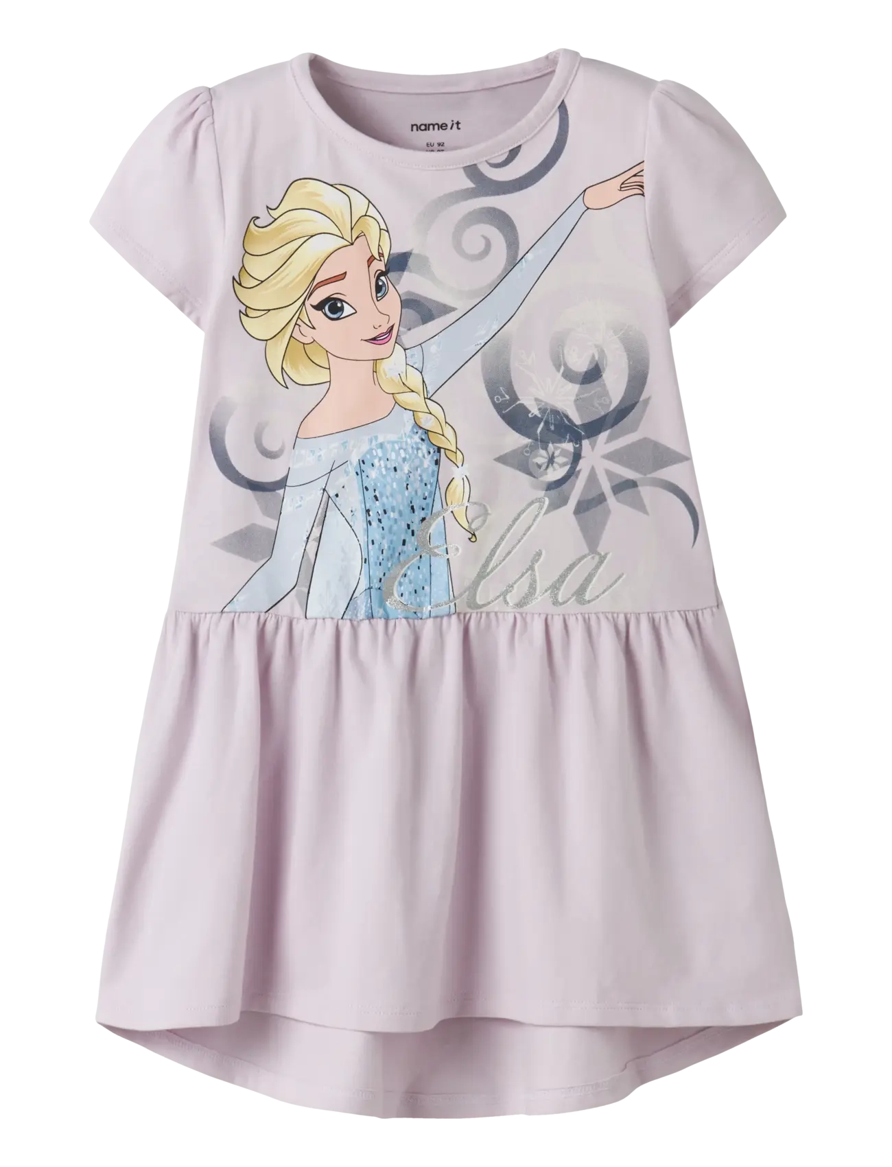 name it NMFMOMSA FROZEN SS DRESS WDI - Jurken - LAVENDER FOG / purple