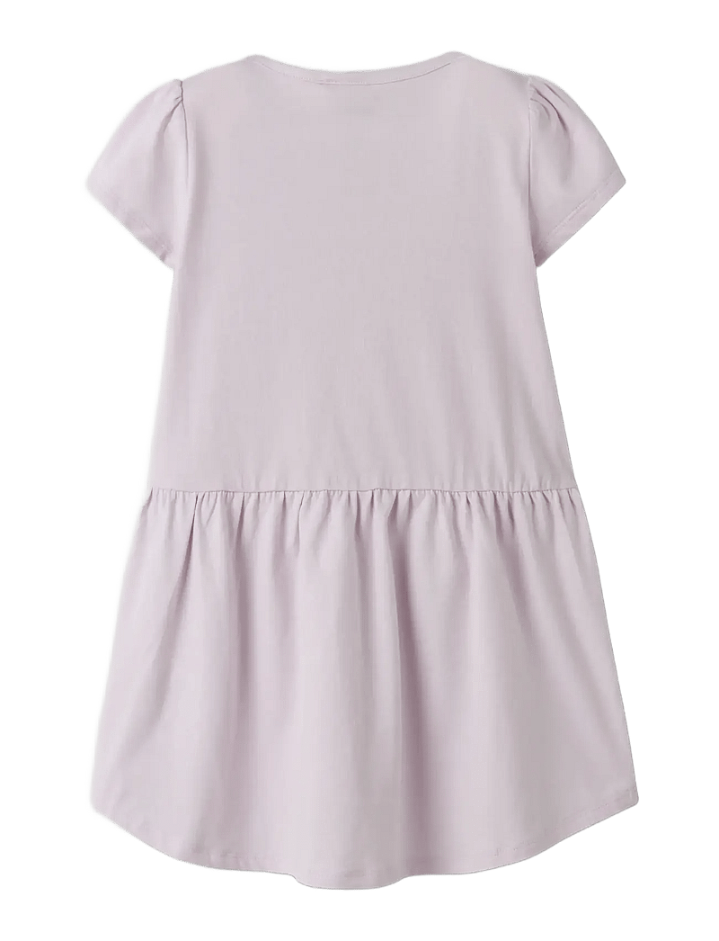 name it - NMFMOMSA FROZEN SS DRESS WDI - kortærmede hverdagskjoler - lavender fog - 1