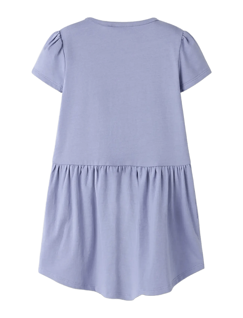 name it - NMFMOMSA FROZEN SS DRESS WDI - kortærmede hverdagskjoler - purple impression - 1