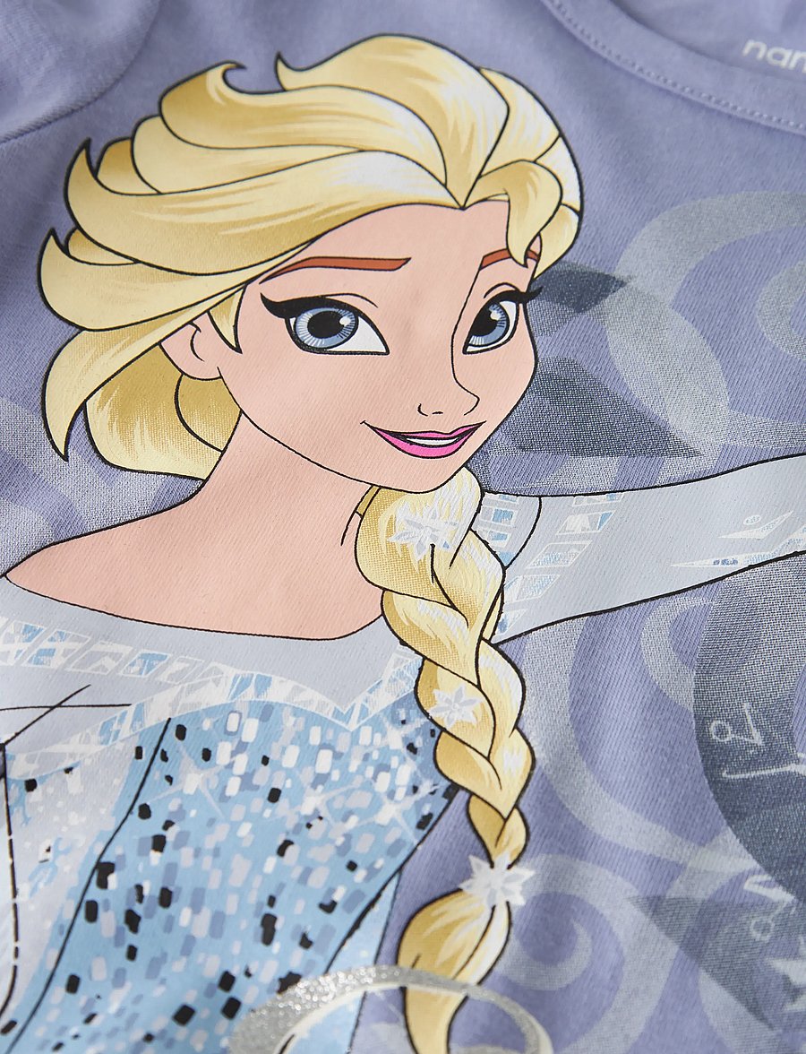 name it - NMFMOMSA FROZEN SS DRESS WDI - kurzärmelige freizeitkleider - purple impression - 2