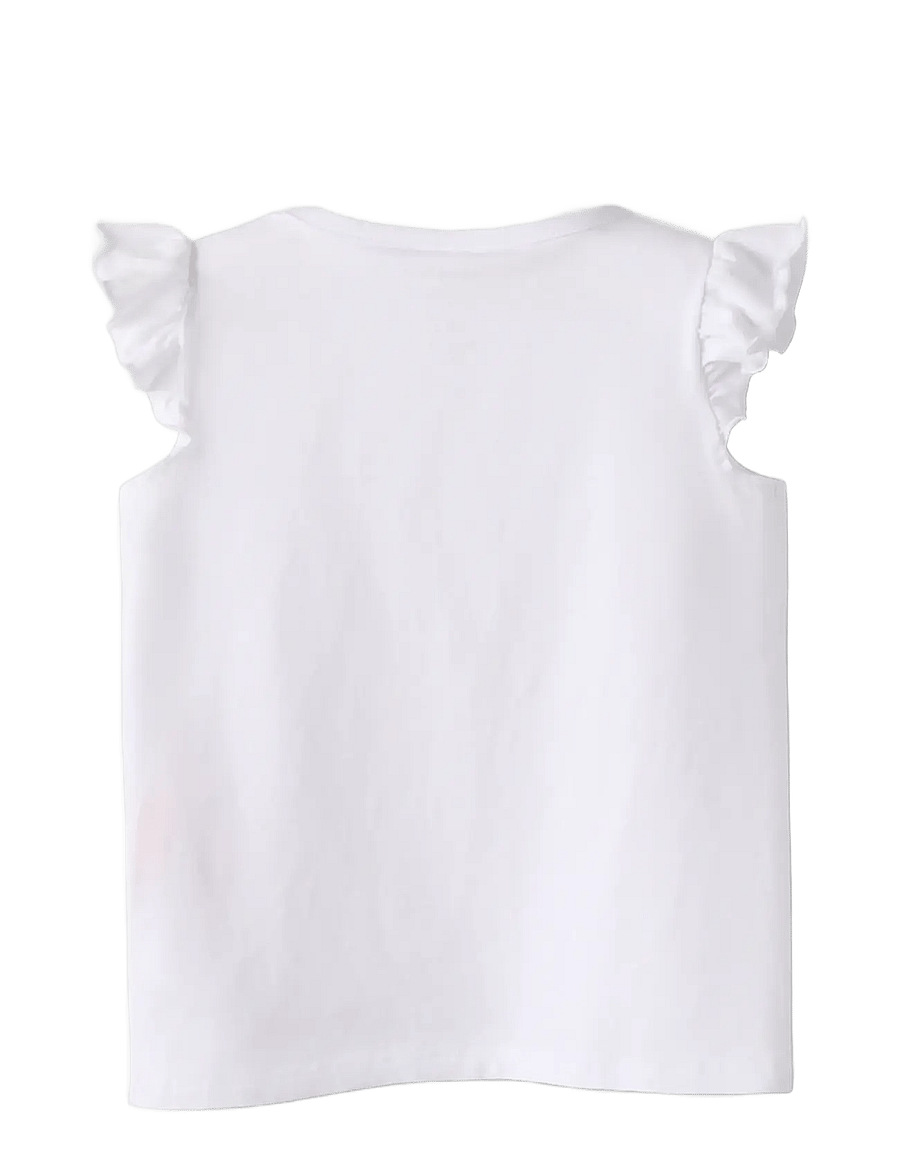 name it - NMFMARIA PAW CAPSL TOP BOX CPLG - kurzärmelige - bright white - 1