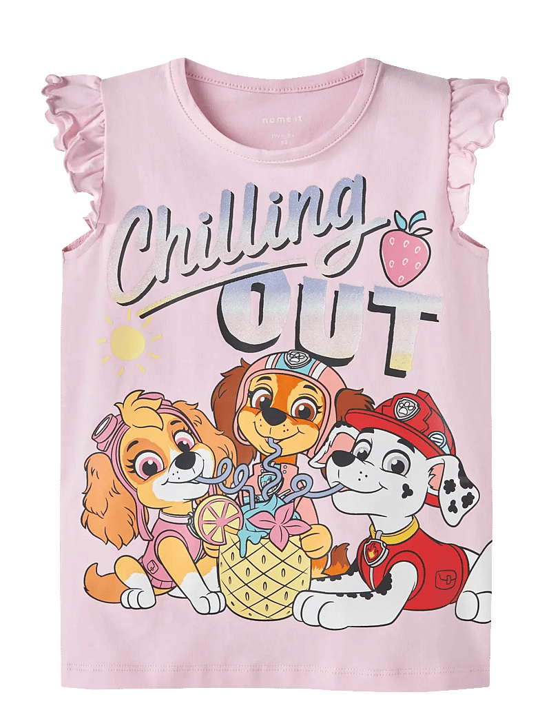 name it - NMFMARIA PAW CAPSL TOP BOX CPLG - kortærmede t-shirts - pirouette - 0