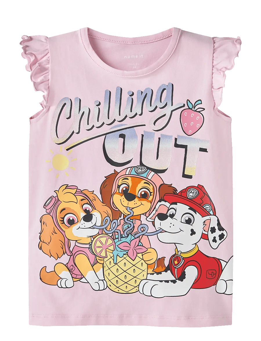 name it - NMFMARIA PAW CAPSL TOP BOX CPLG - lühikeste varrukatega t-särgid - pirouette - 0